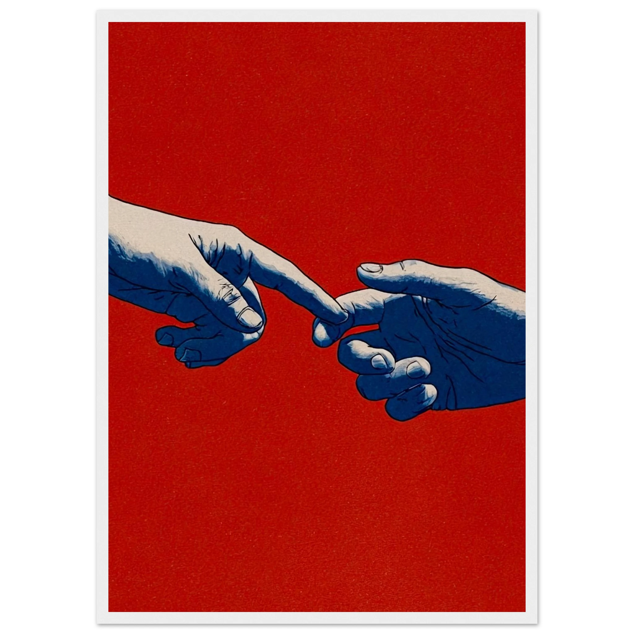 Rizen Fingertip Promise - Premium Framed Wall Art