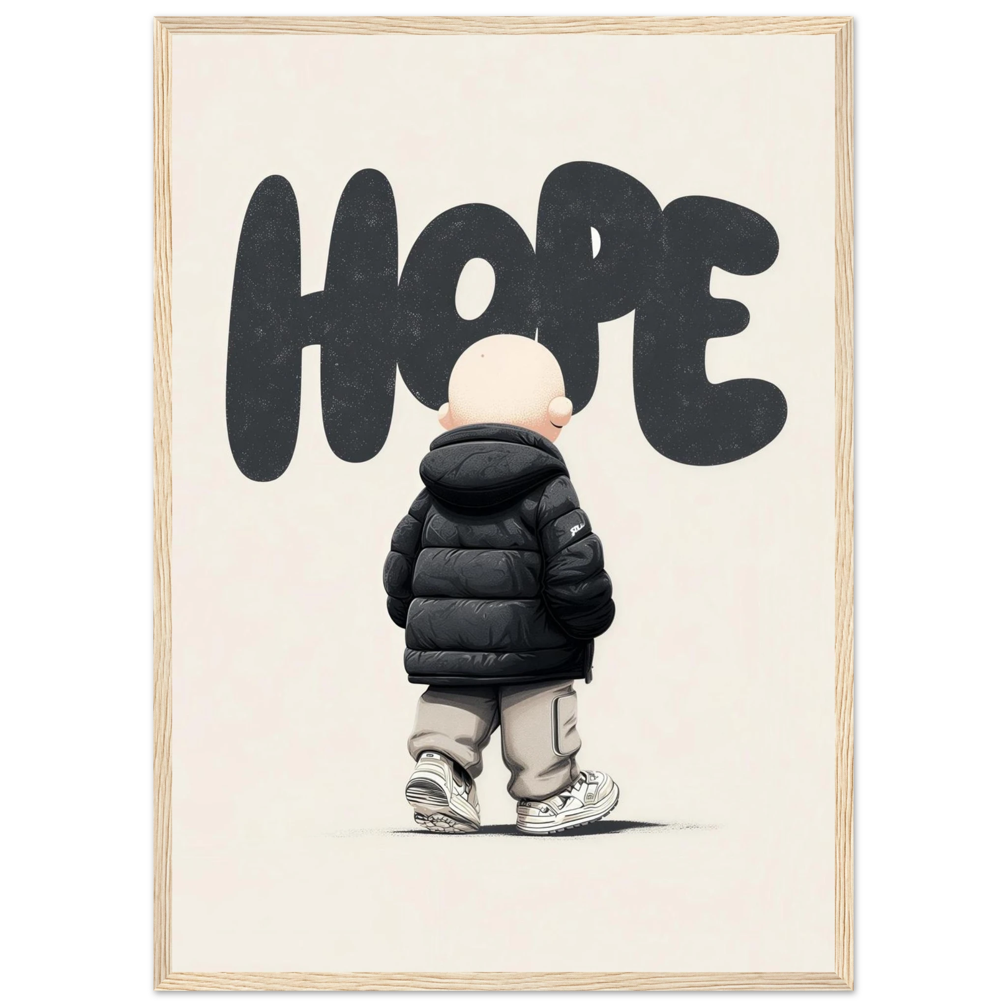 Rizen HOPE - Premium Framed Wall Art