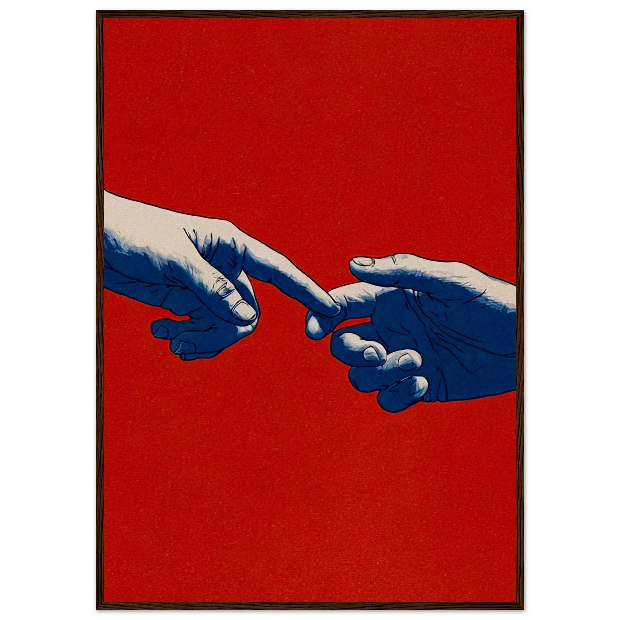 Rizen Fingertip Promise - Premium Framed Wall Art