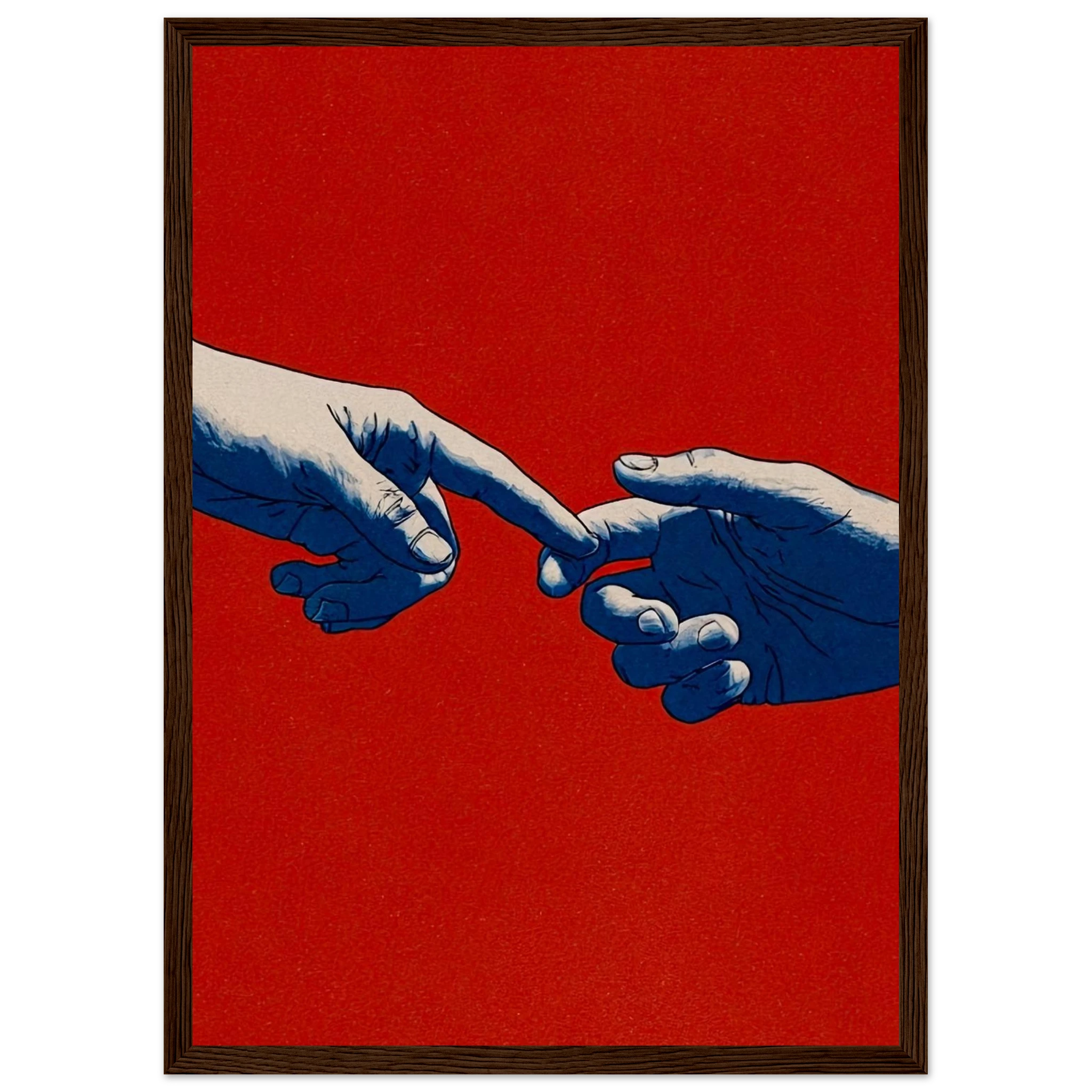Rizen Fingertip Promise - Premium Framed Wall Art