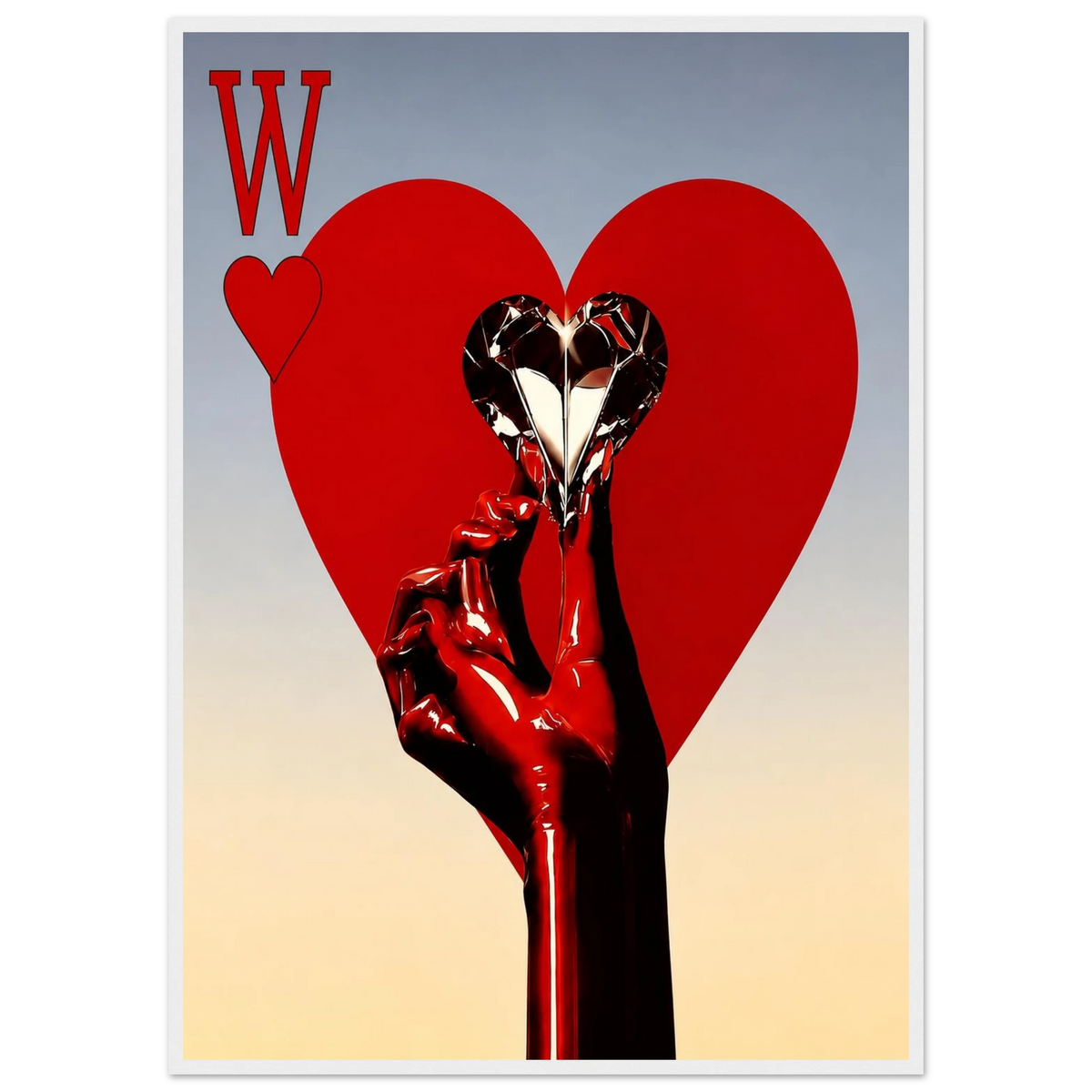 Rizen Worth The Love - Premium Framed Wall Art