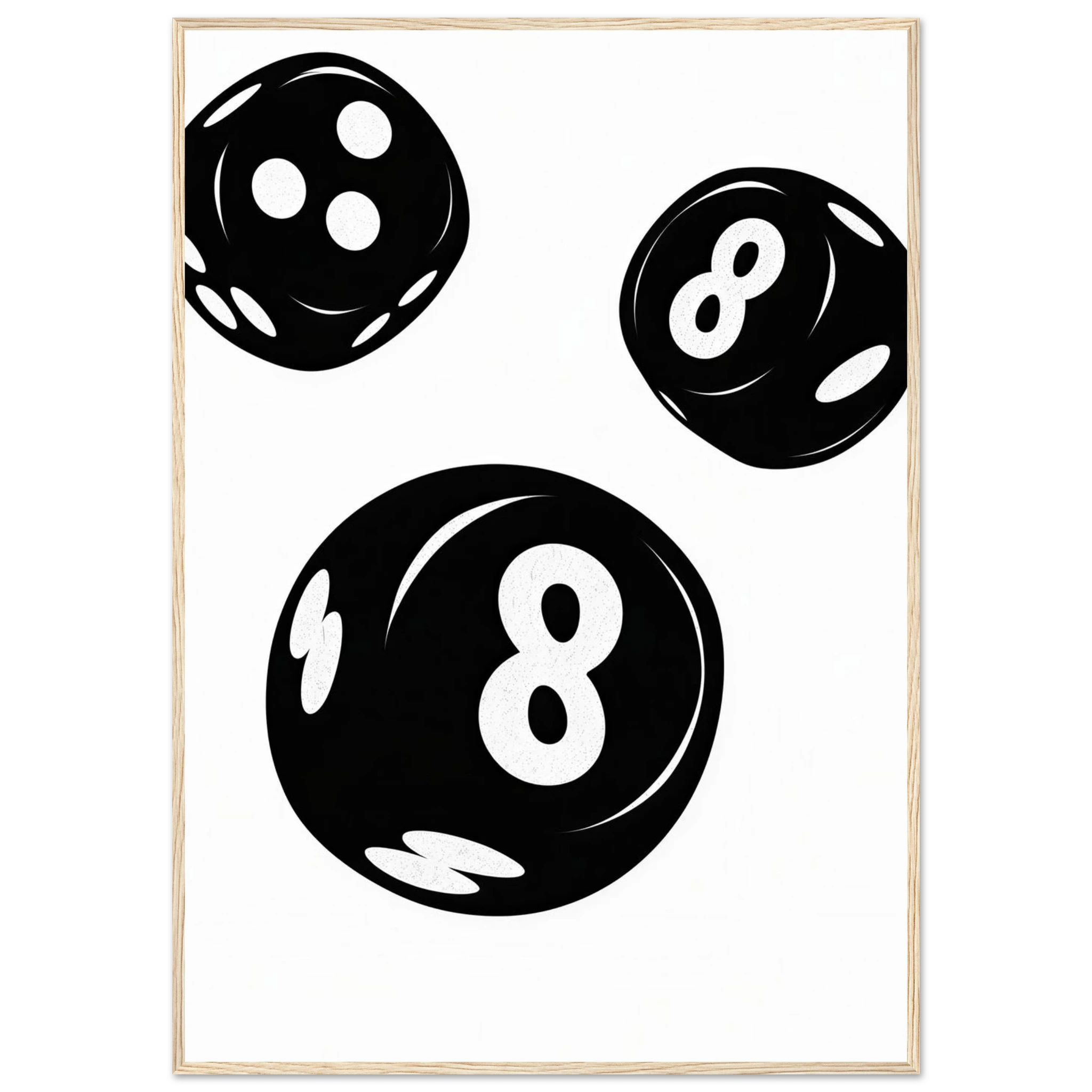 Rizen 8 Chances - Premium Framed Wall Art