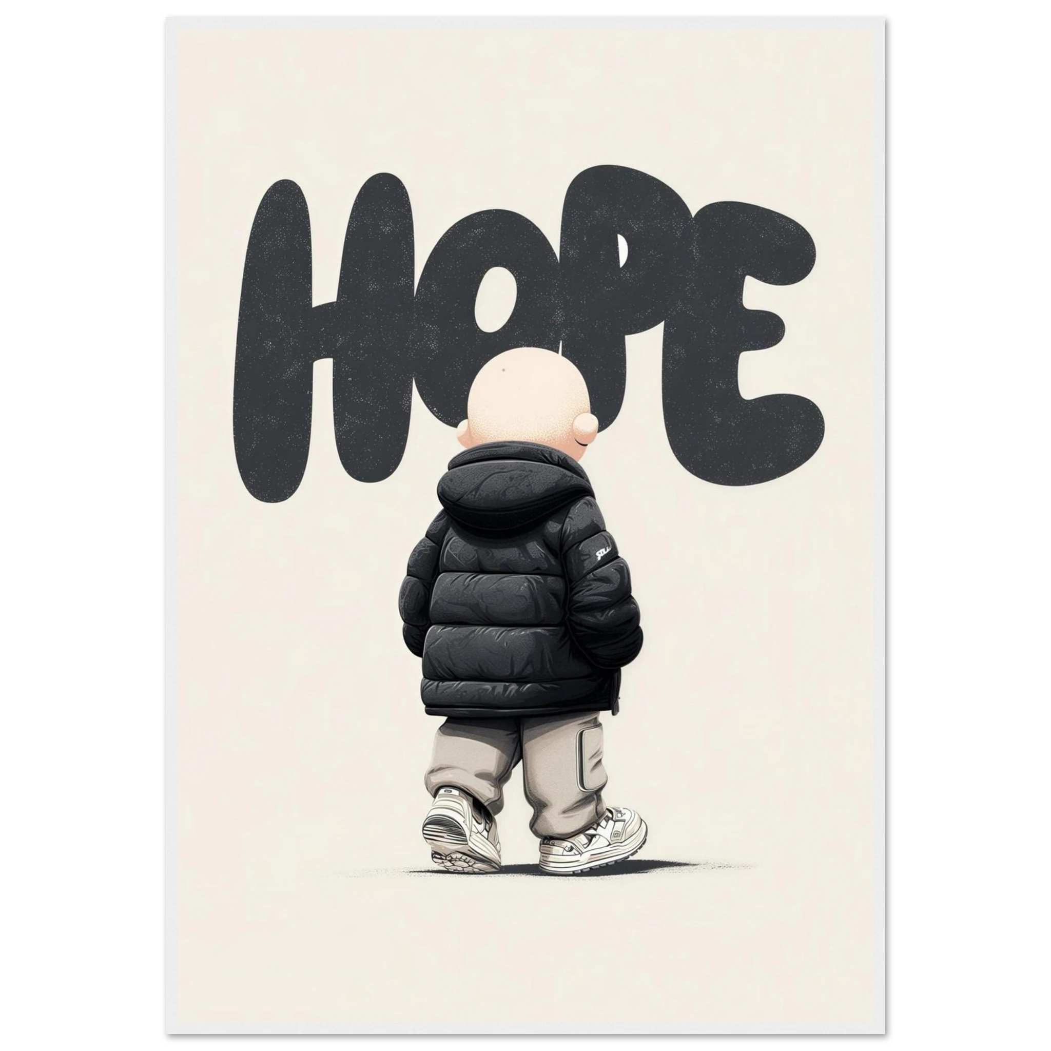 Rizen HOPE - Premium Framed Wall Art