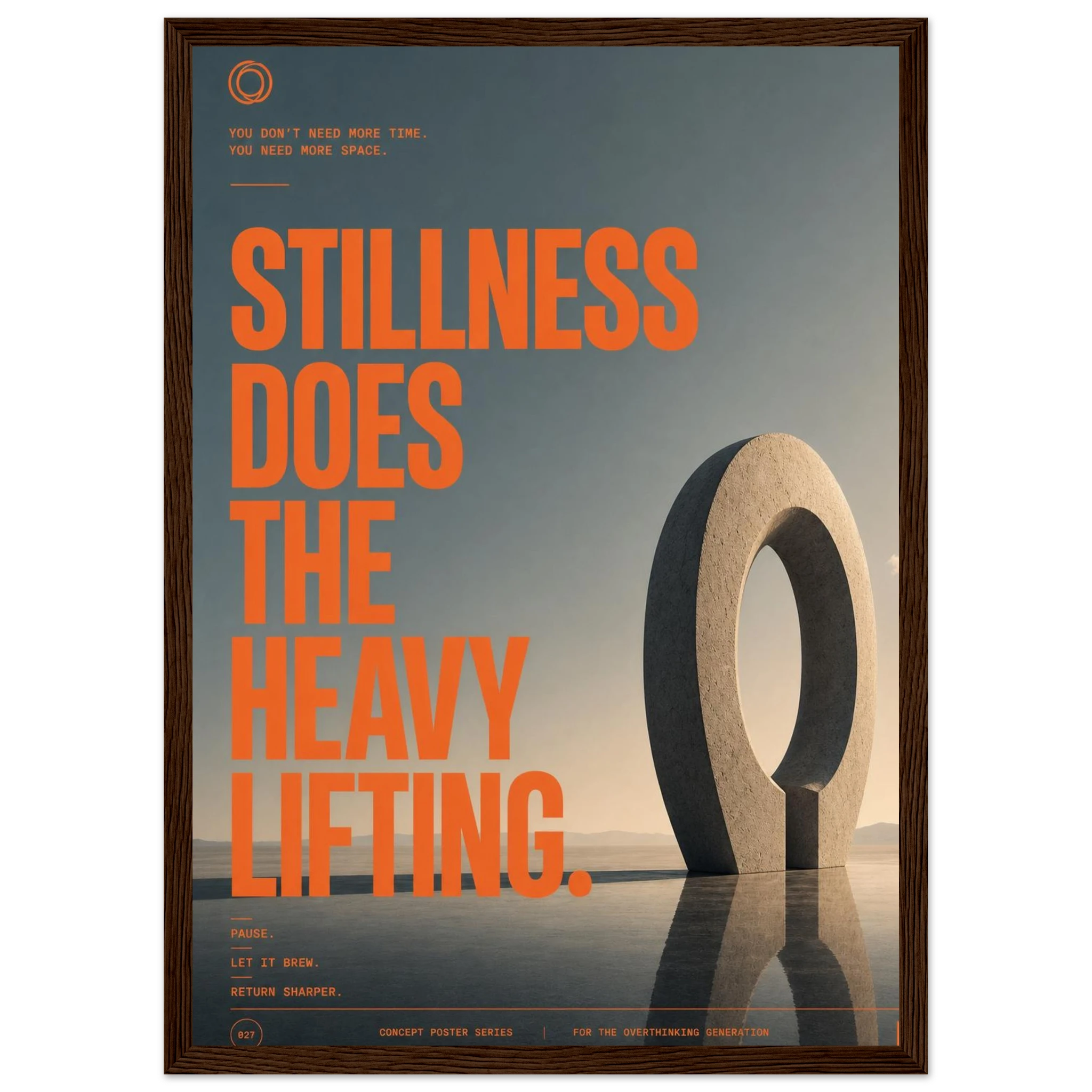 Rizen Stillness - Premium Framed Wall Art
