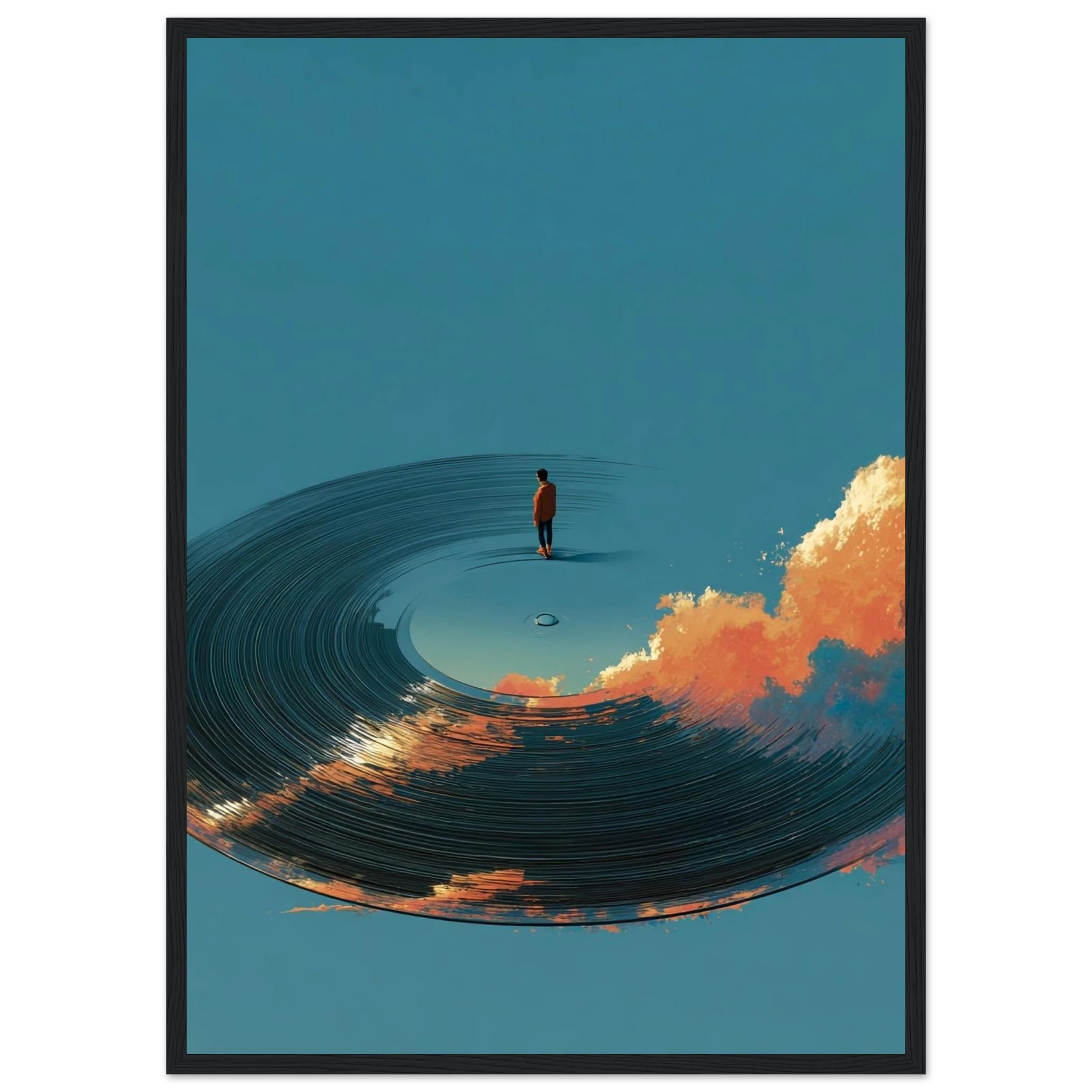 Rizen Vinyl Dream - Premium Framed Wall Art