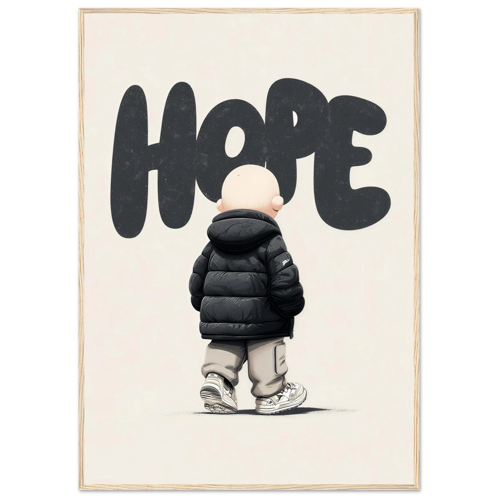 Rizen HOPE - Premium Framed Wall Art