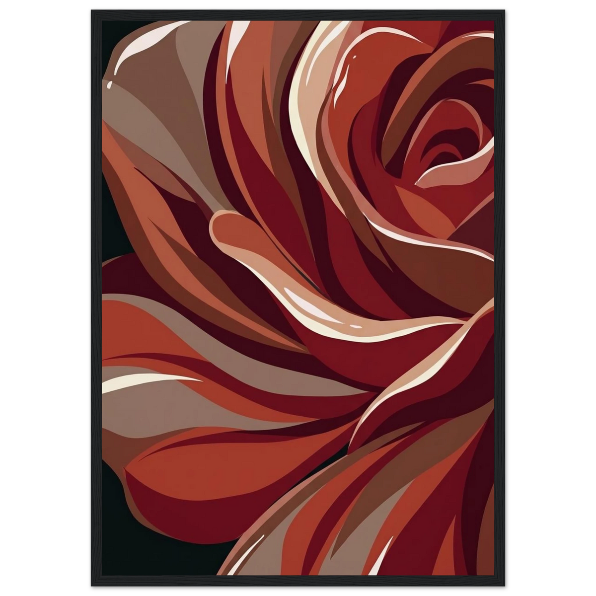 Rizen Rose - Premium Framed Wall Art