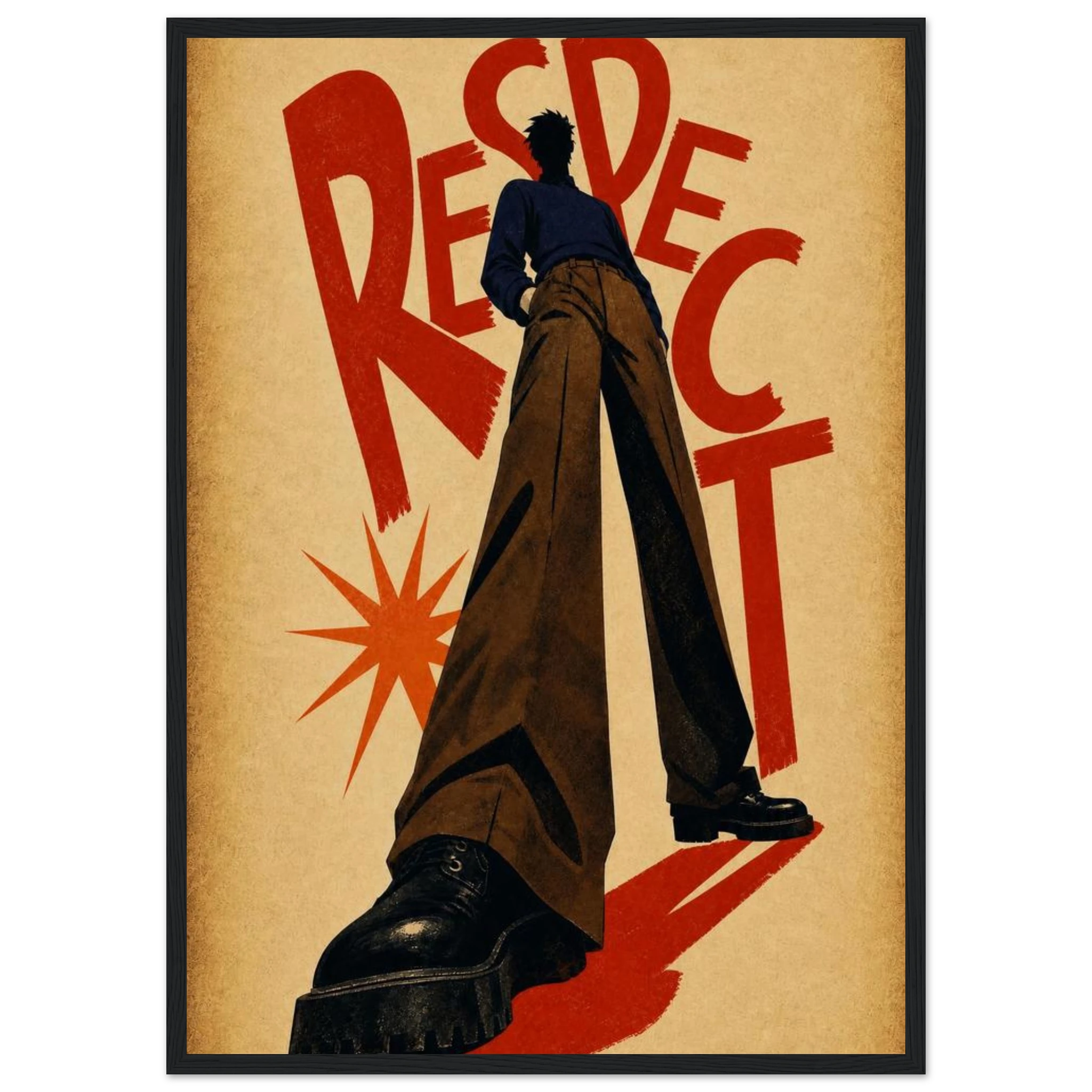 Rizen Respect - Premium Framed Wall Art