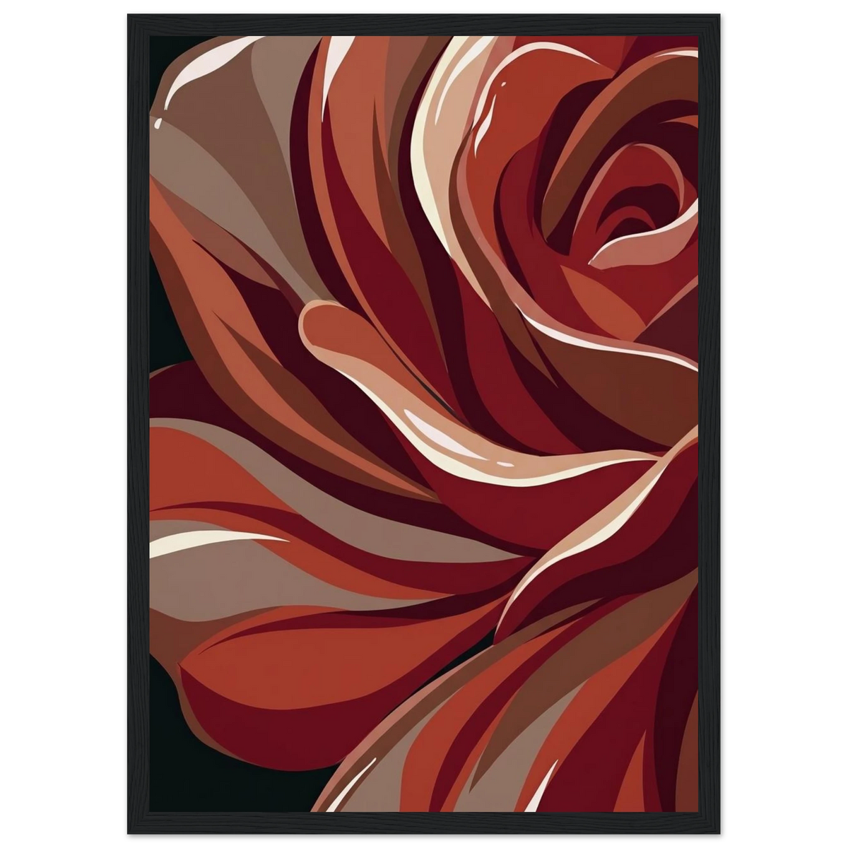 Rizen Rose - Premium Framed Wall Art
