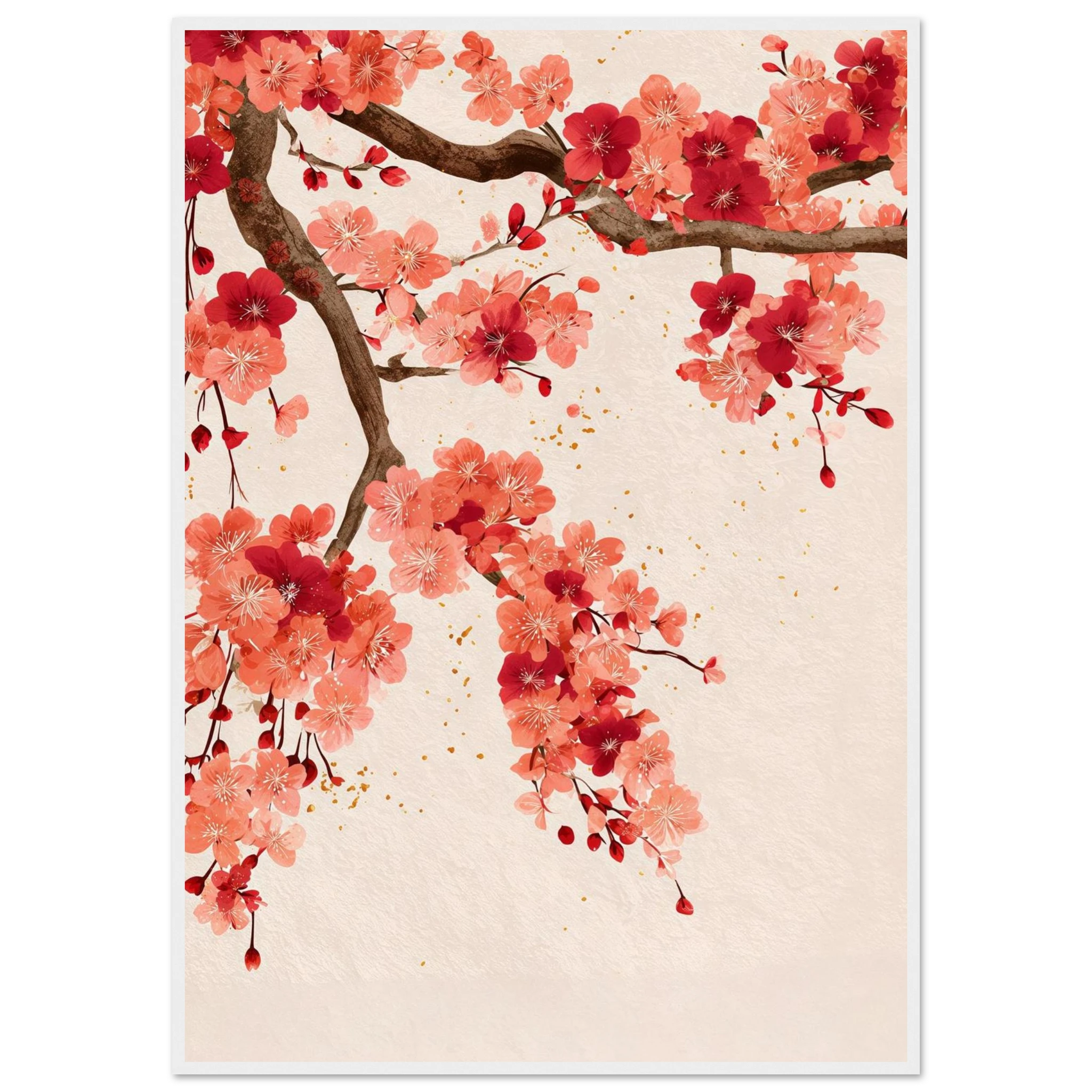 Rizen Ember Tree - Premium Framed Wall Art
