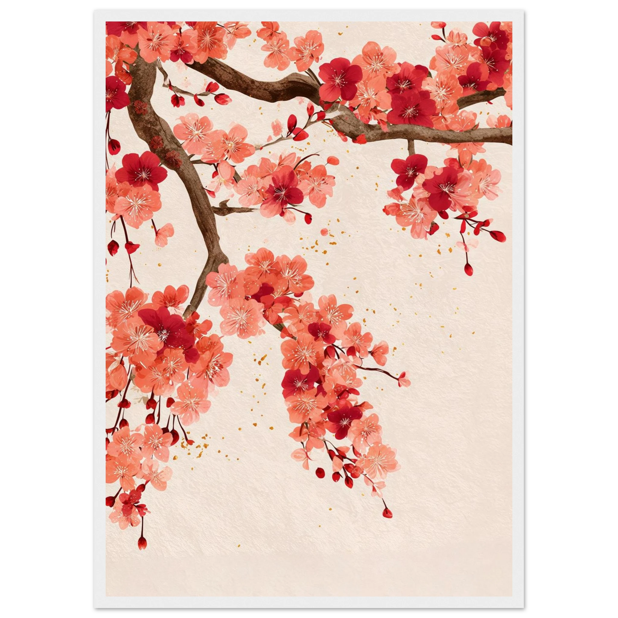 Rizen Ember Tree - Premium Framed Wall Art