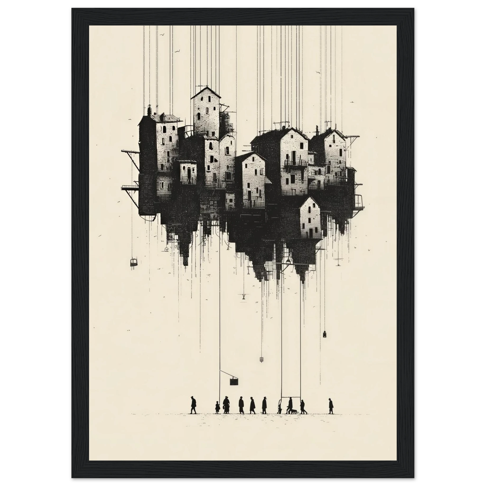 Rizen Threadbound - Premium Framed Wall Art