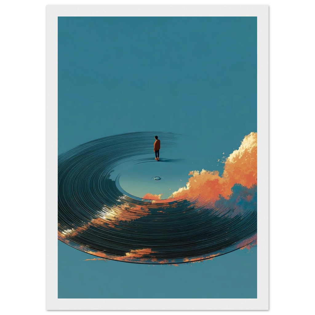Rizen Vinyl Dream - Premium Framed Wall Art