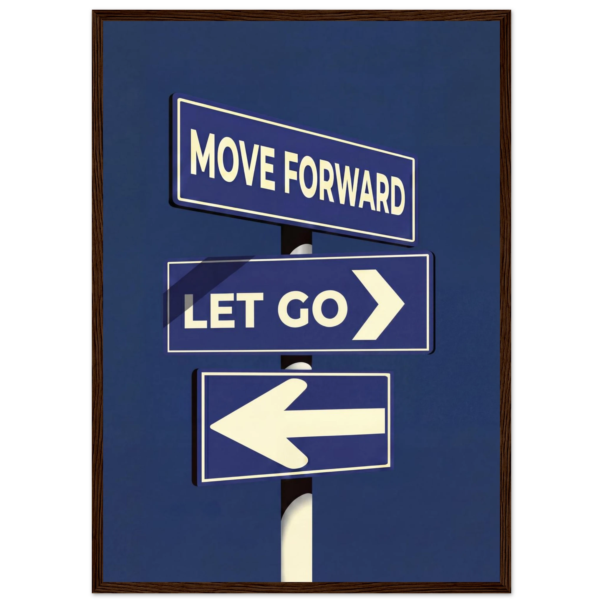 Rizen Move Forward - Premium Framed Wall Art