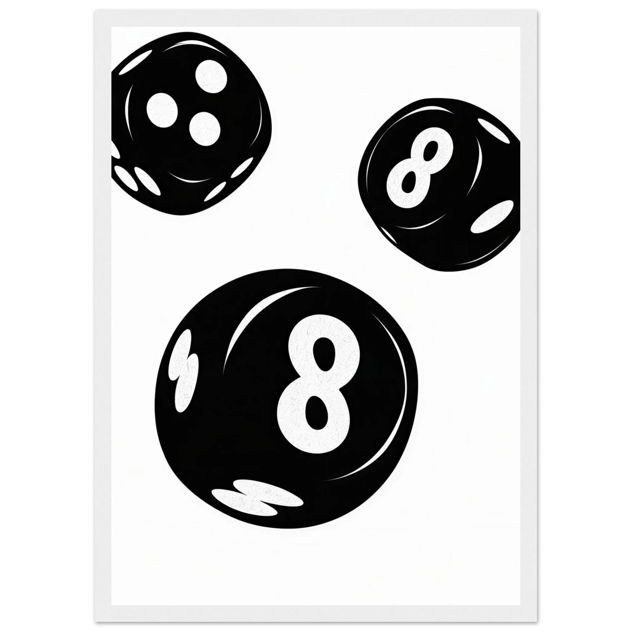 Rizen 8 Chances - Premium Framed Wall Art