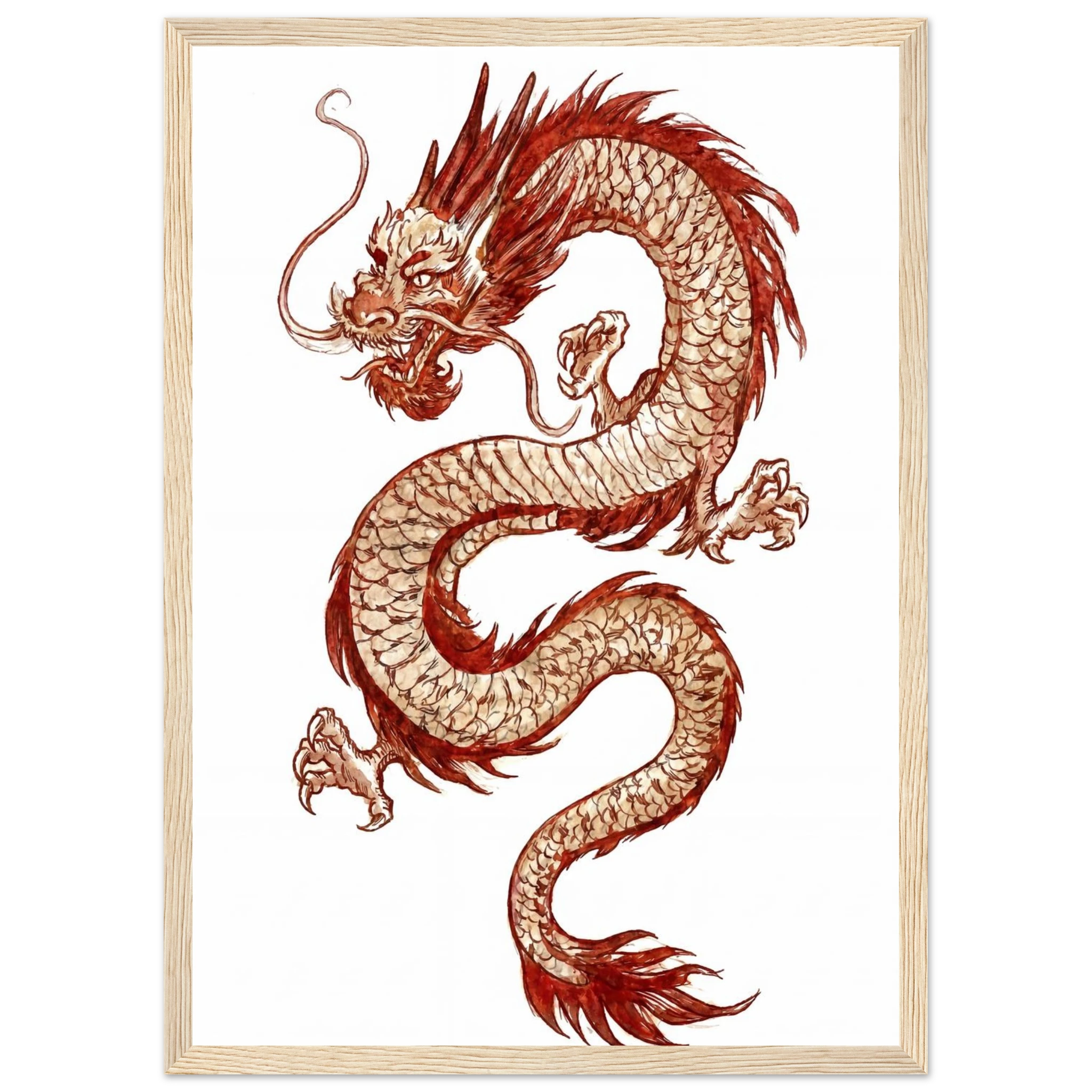 Rizen The Last Dragon - Premium Framed Wall Art