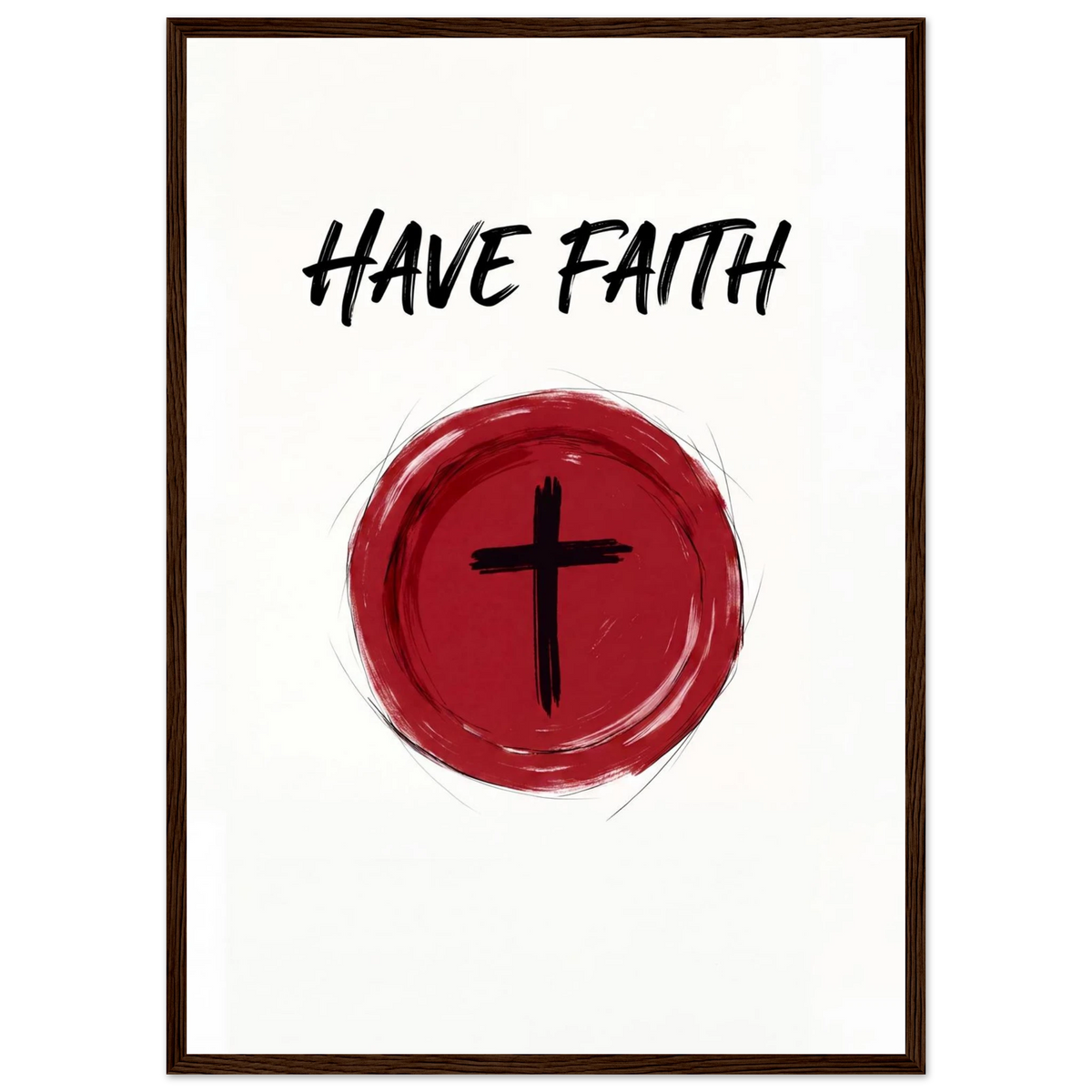 Rizen Have Faith - Premium Framed Wall Art