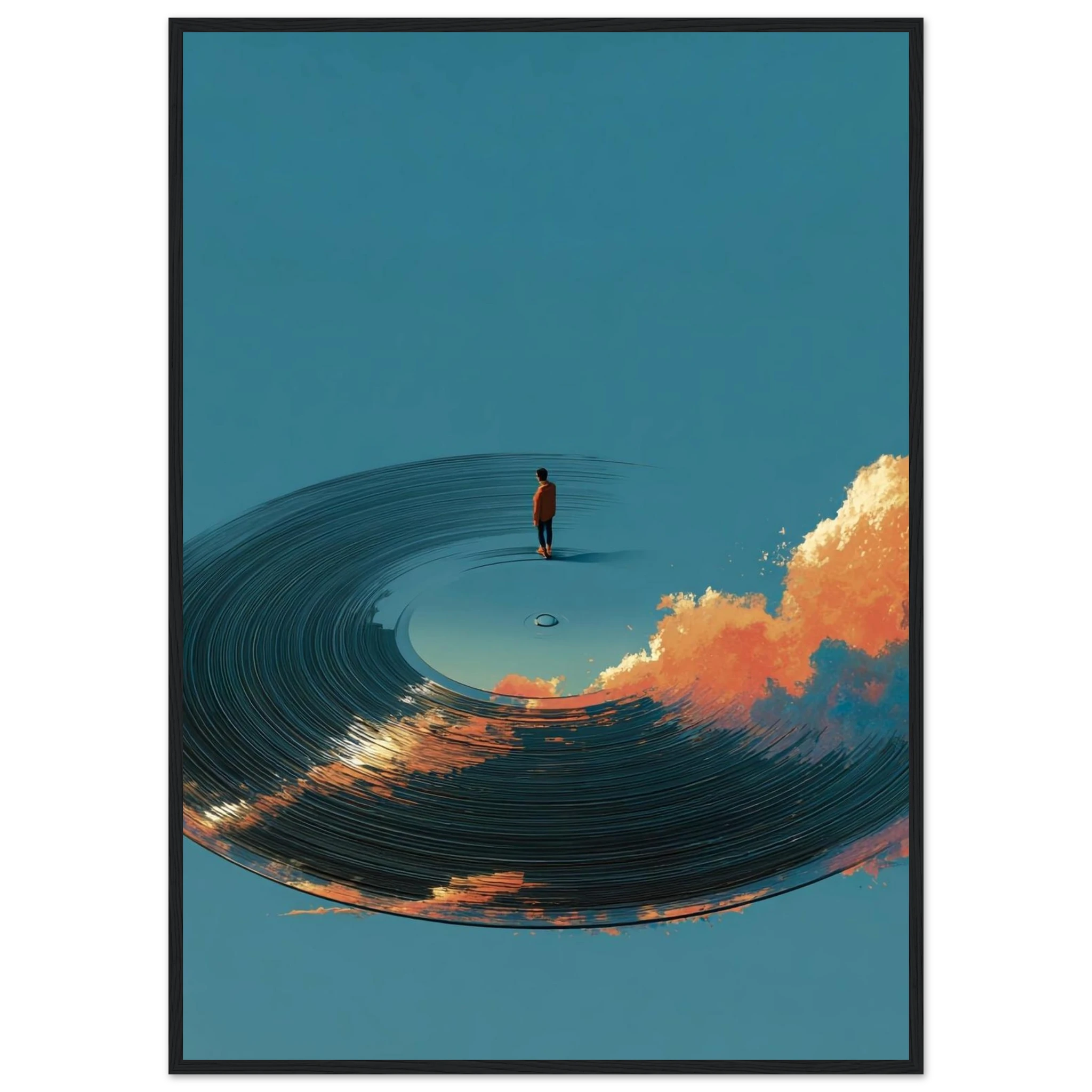 Rizen Vinyl Dream - Premium Framed Wall Art
