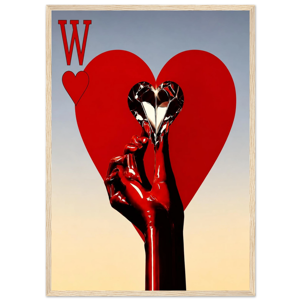 Rizen Worth The Love - Premium Framed Wall Art