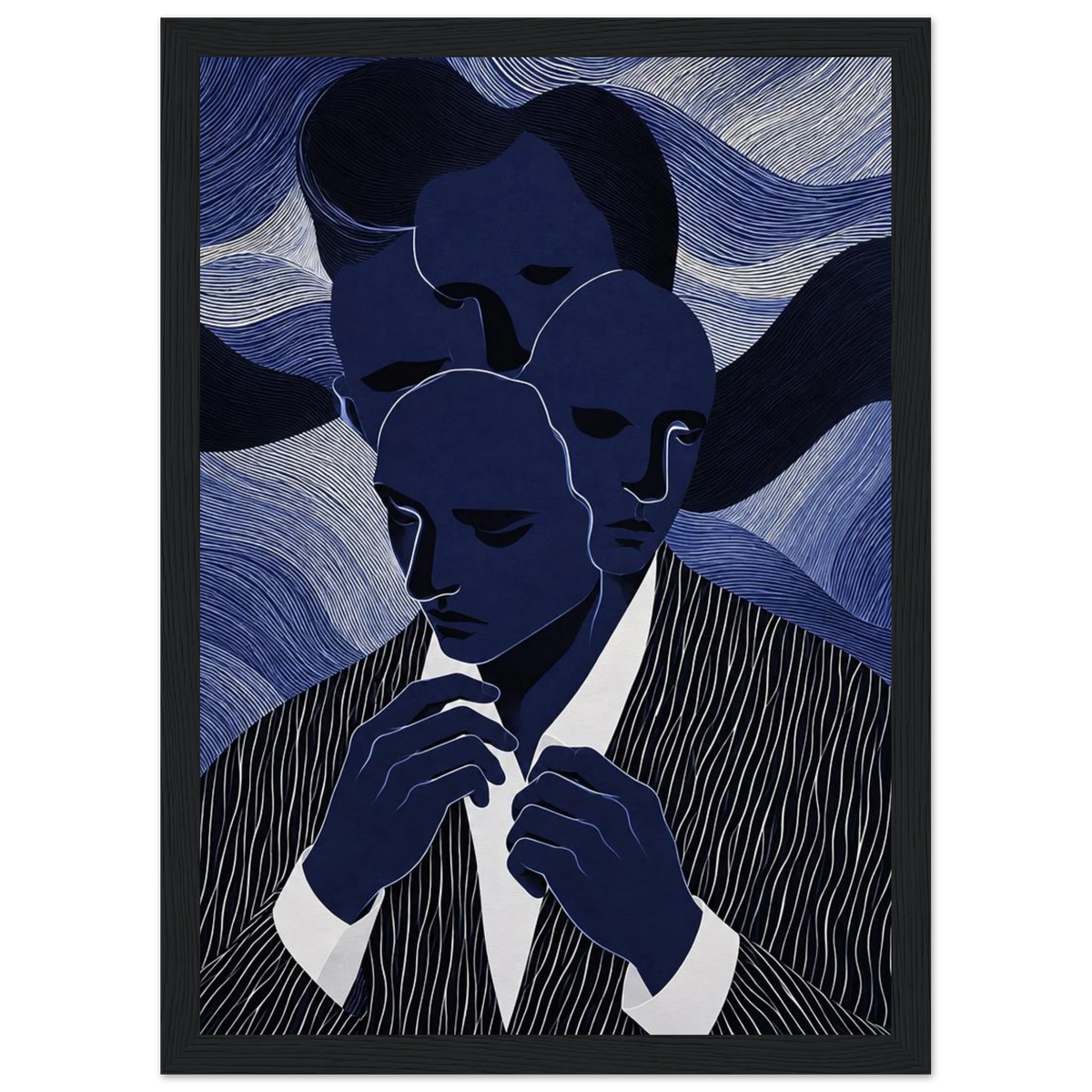 Rizen Indecisive Identity - Premium Framed Wall Art