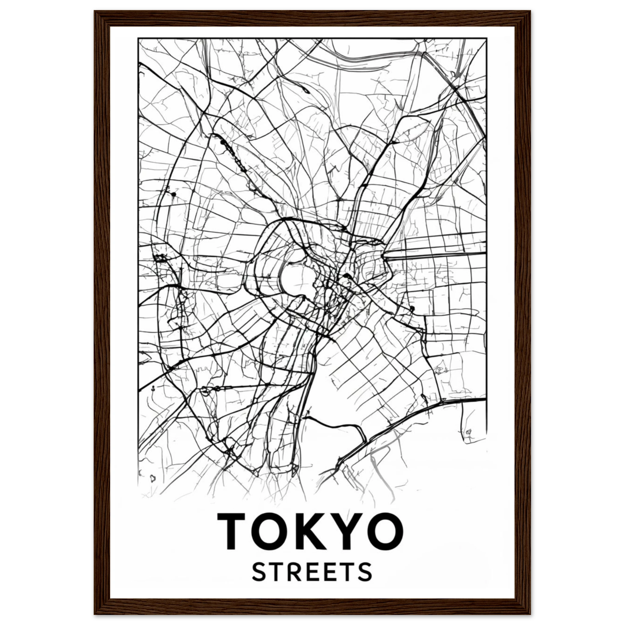 Rizen Tokyo Streets - Premium Framed Wall Art
