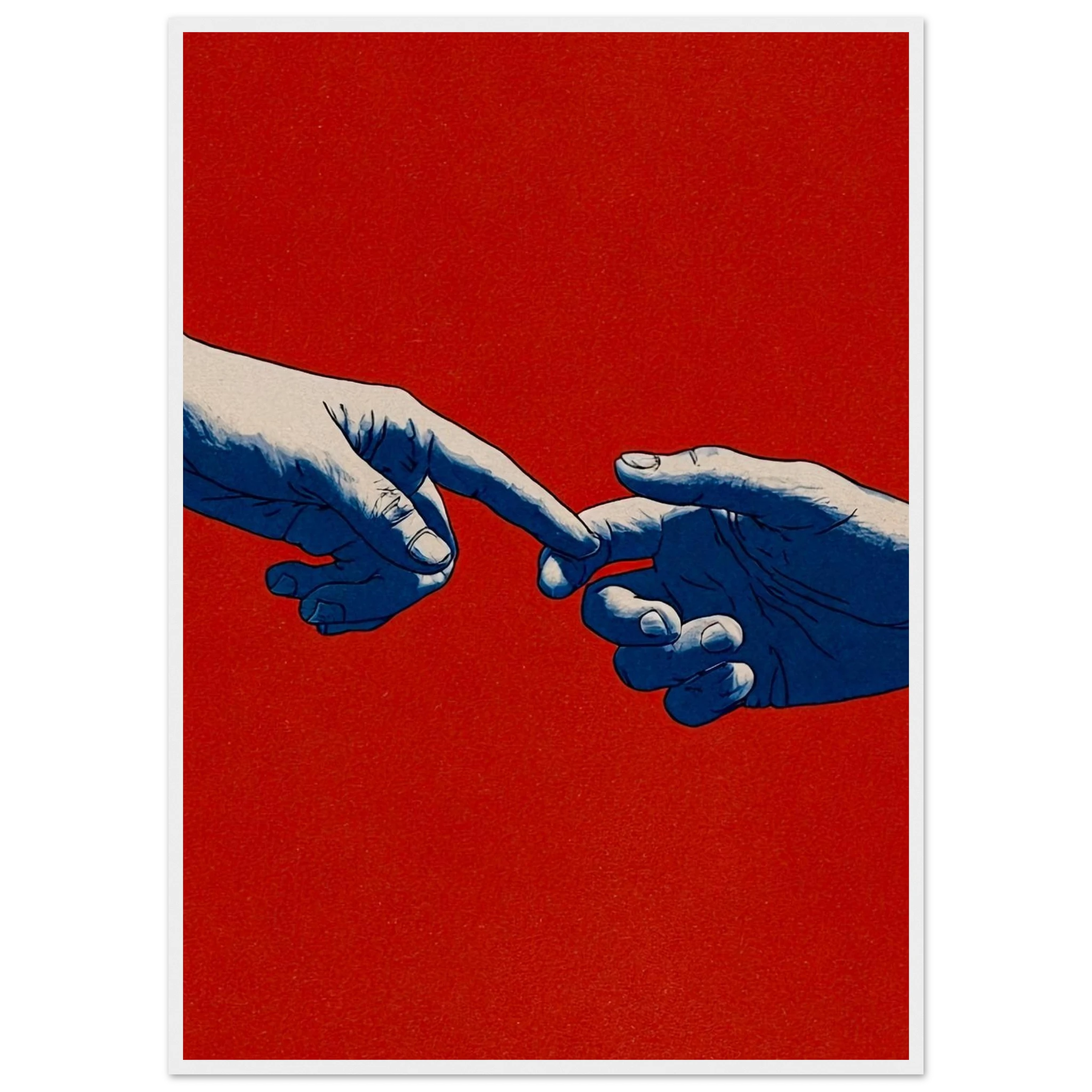 Rizen Fingertip Promise - Premium Framed Wall Art
