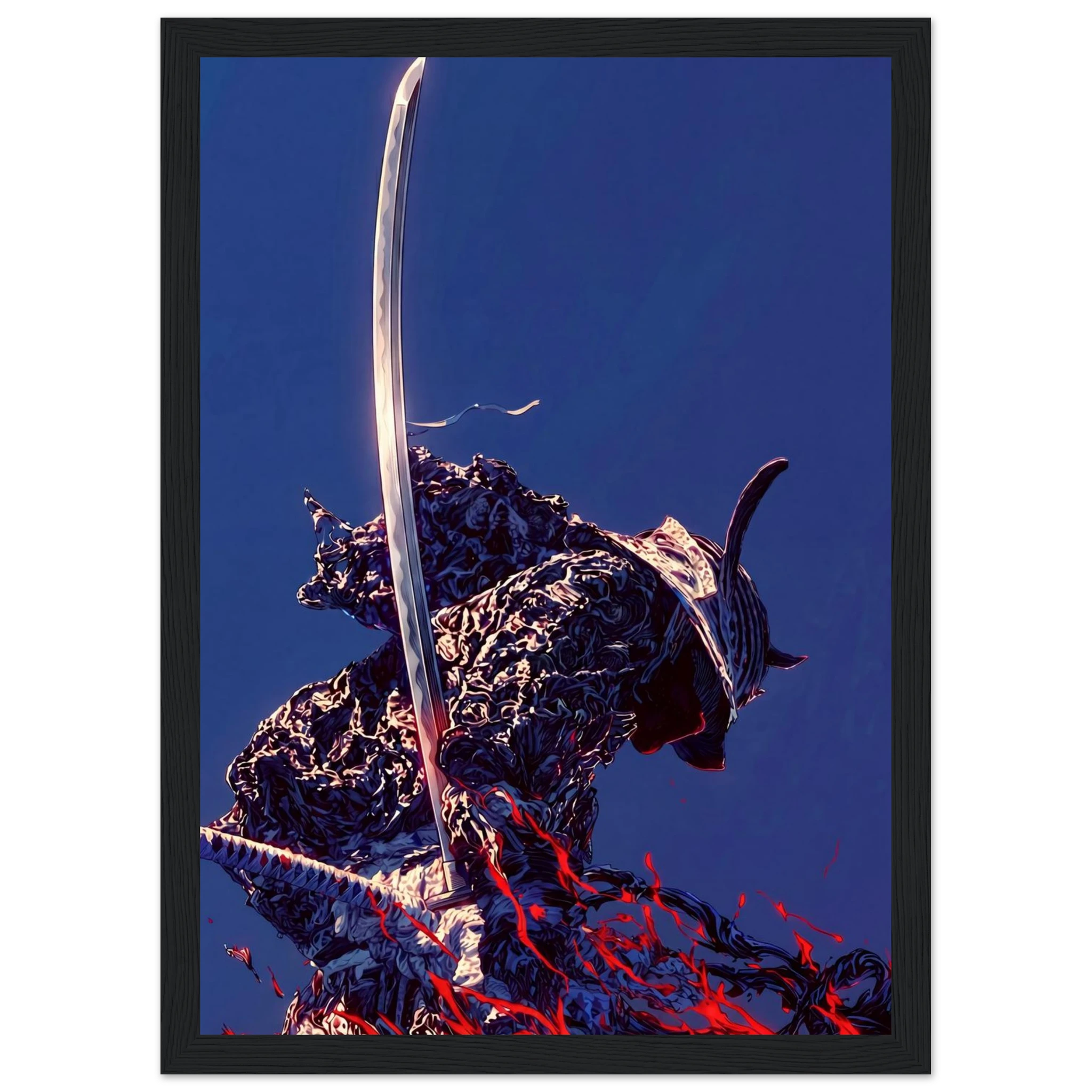 Rizen Samurai - Premium Framed Wall Art