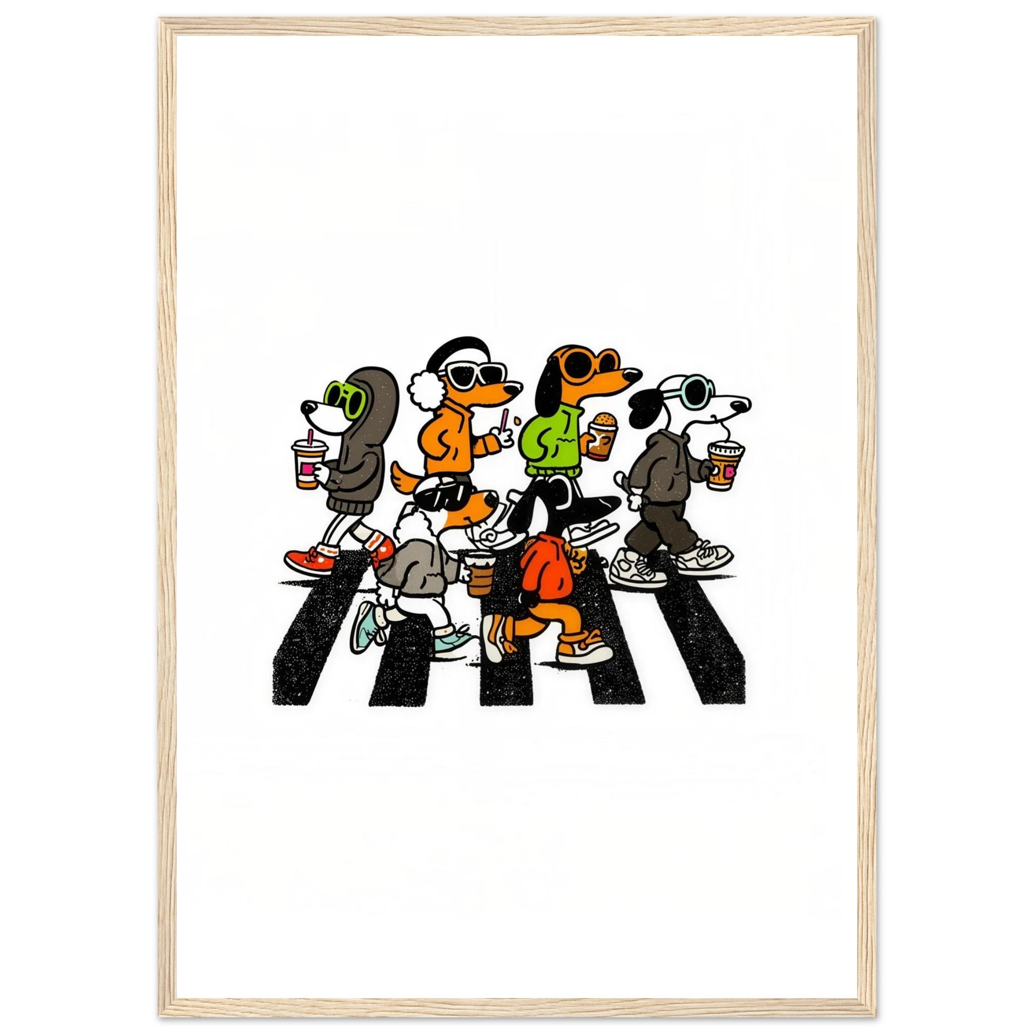 Rizen Take A Walk - Premium Framed Wall Art