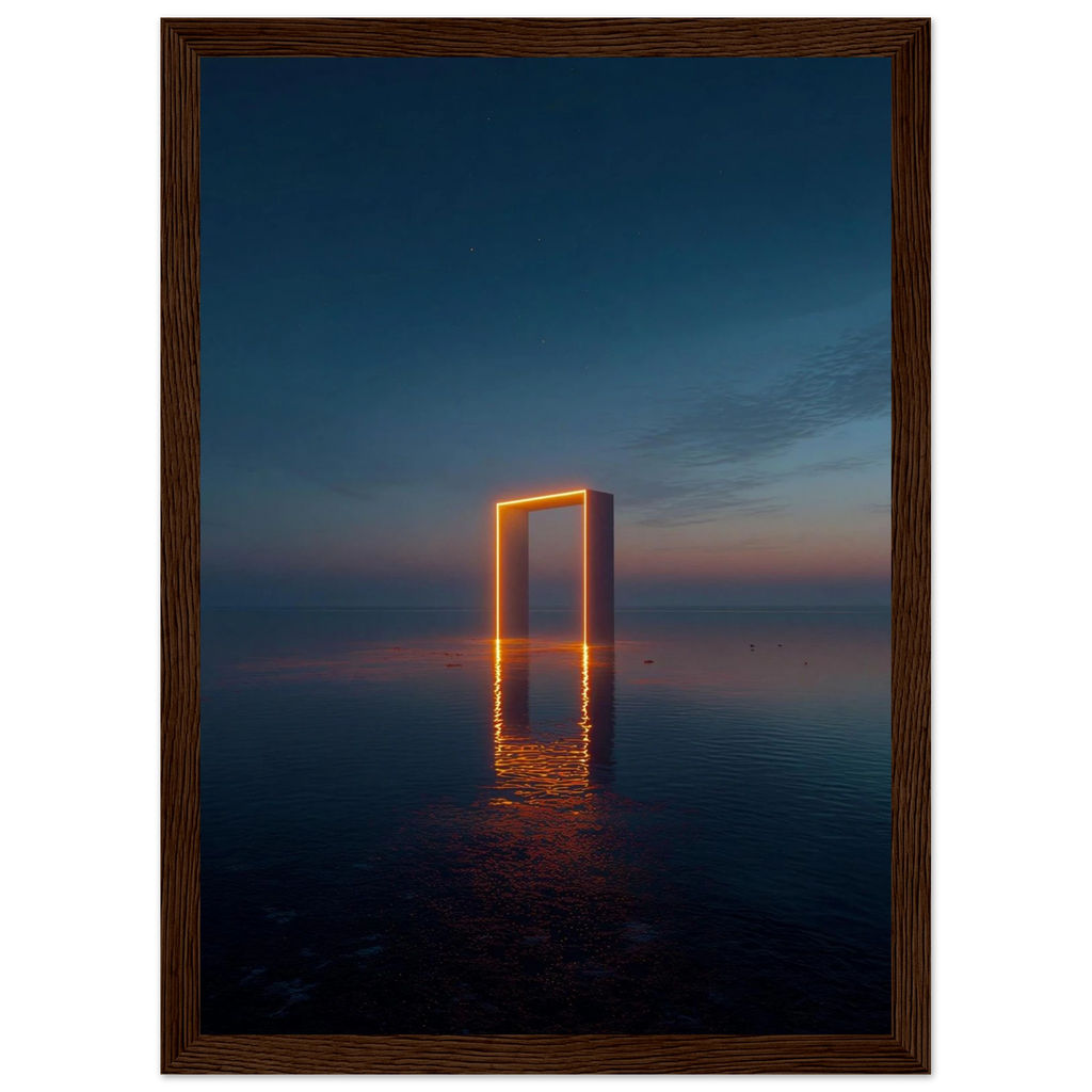 Rizen Empty Passage - Premium Framed Wall Art