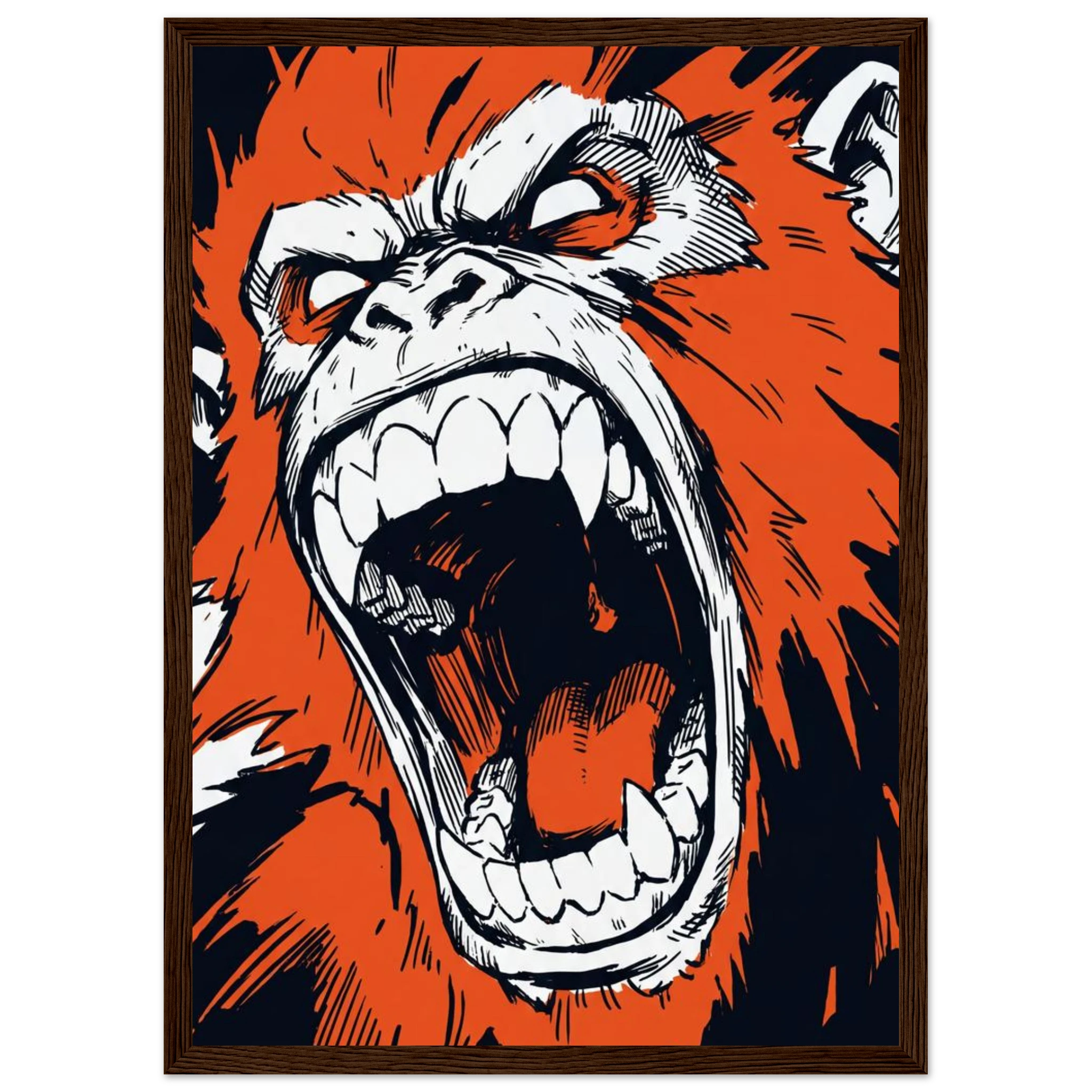 Rizen Rage - Premium Framed Wall Art