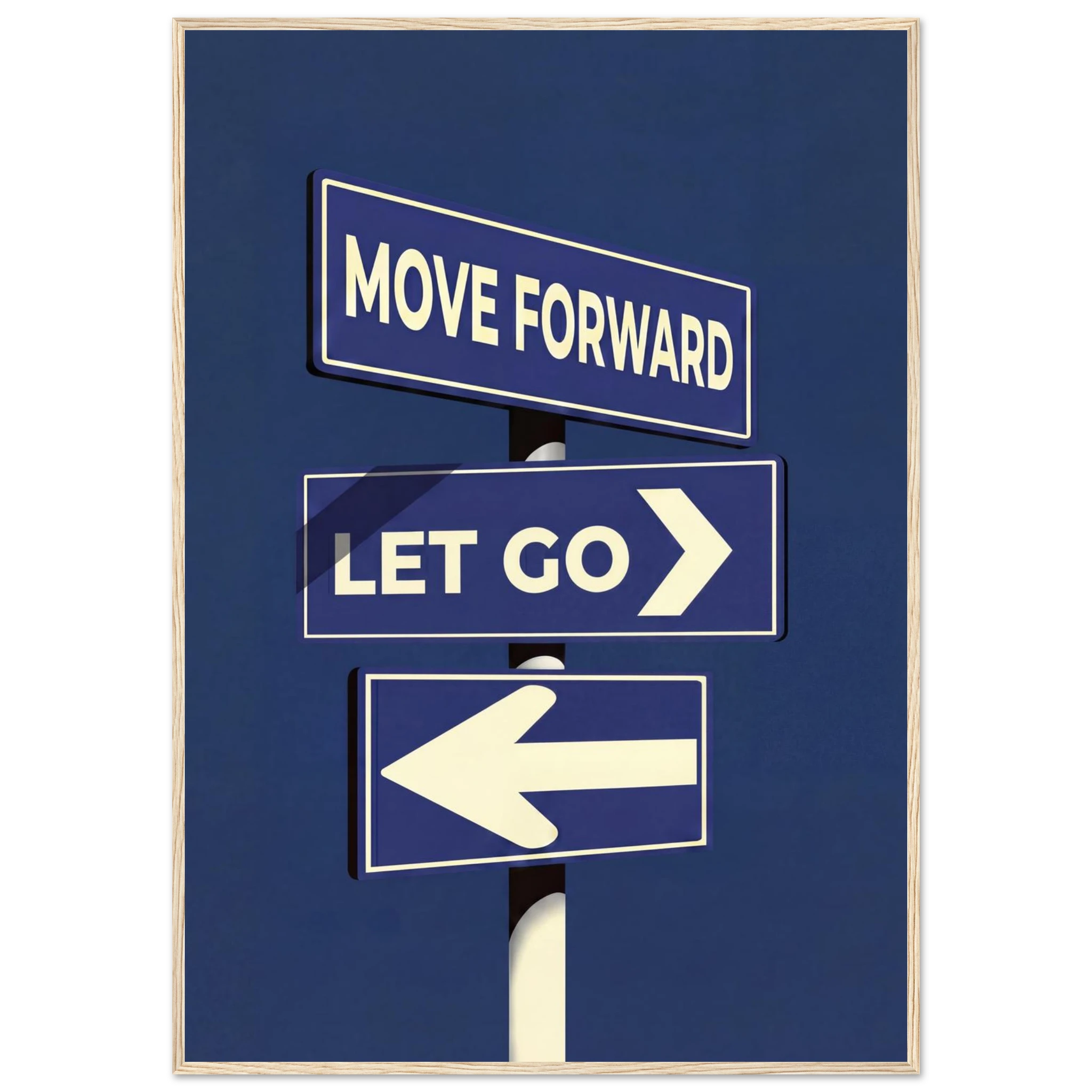 Rizen Move Forward - Premium Framed Wall Art