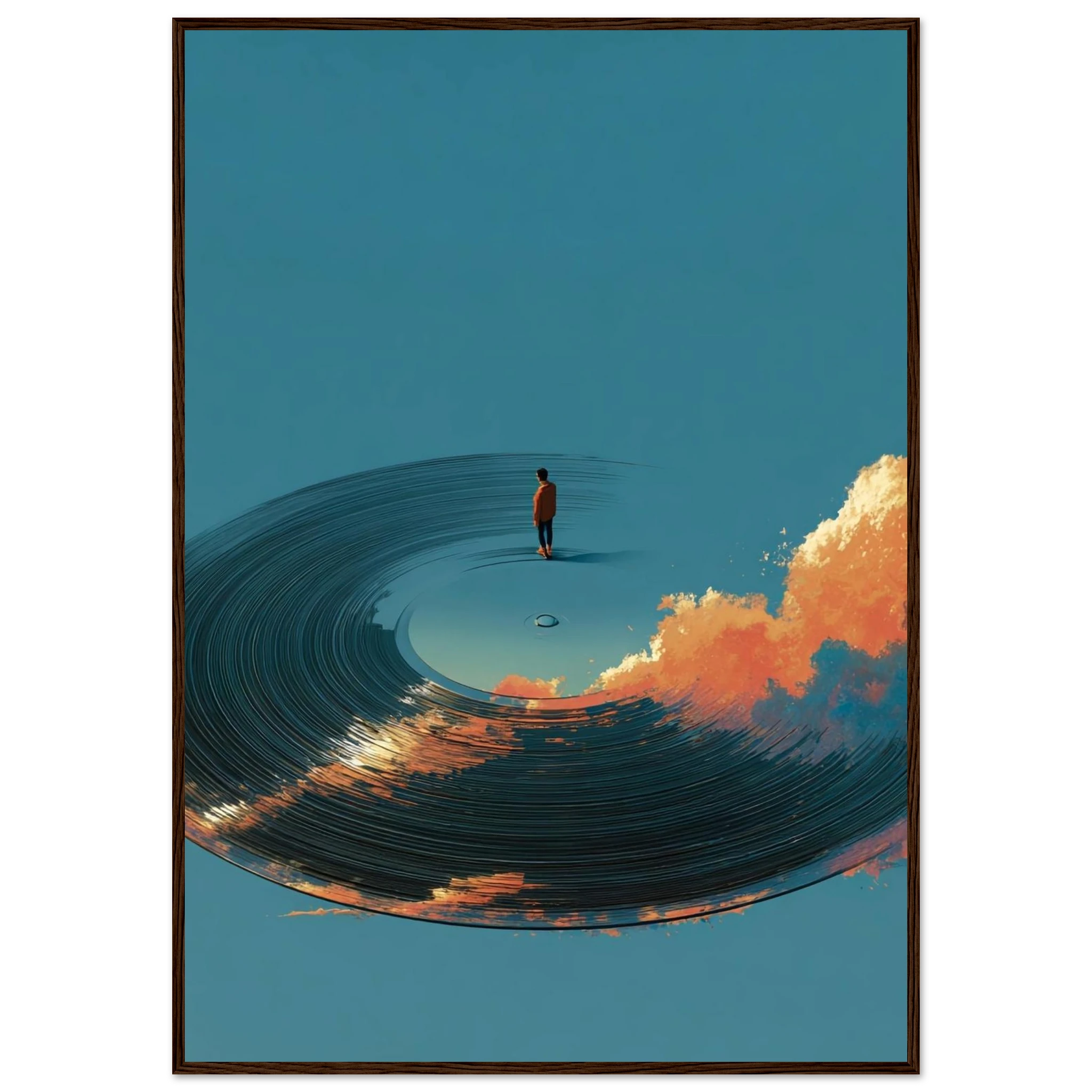 Rizen Vinyl Dream - Premium Framed Wall Art