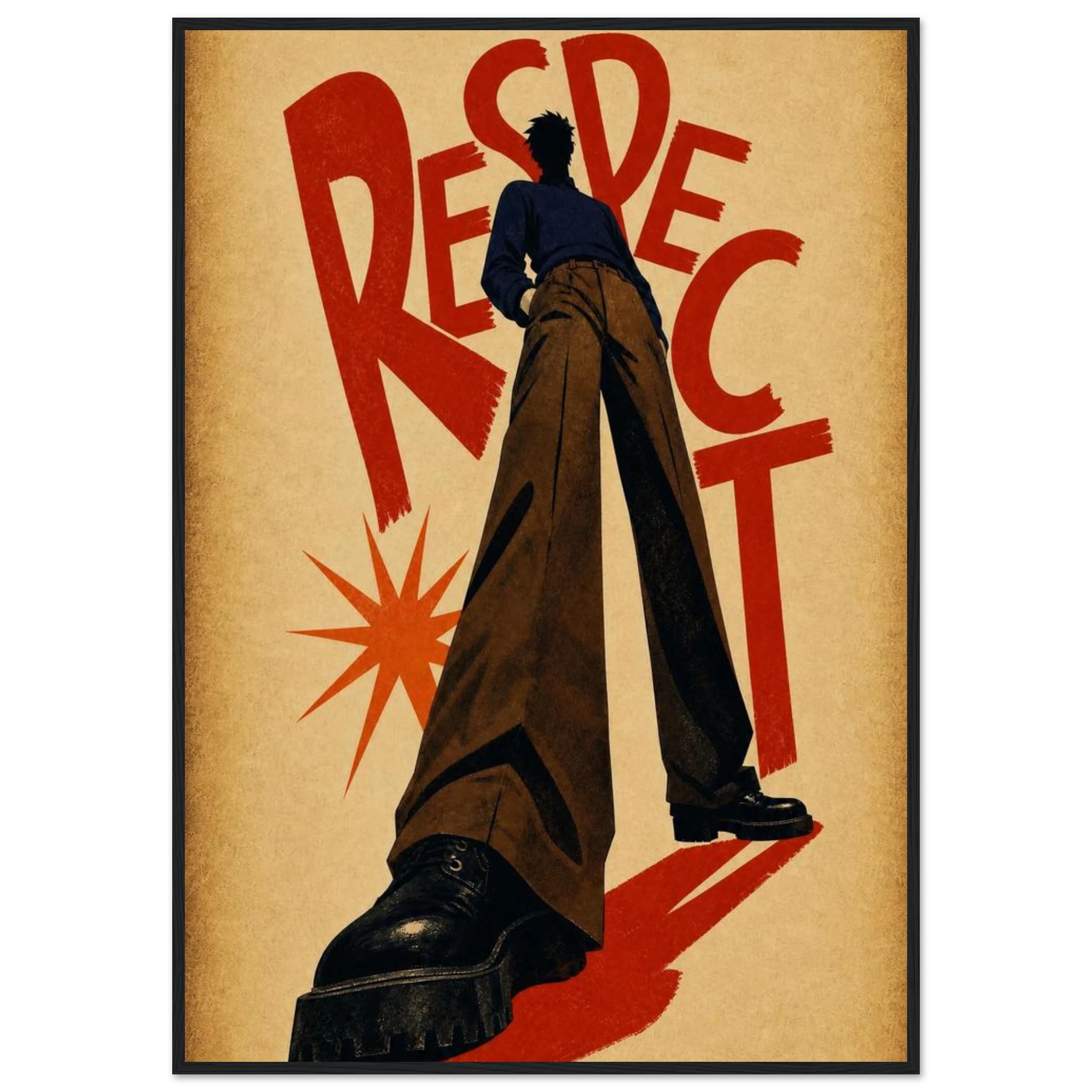 Rizen Respect - Premium Framed Wall Art