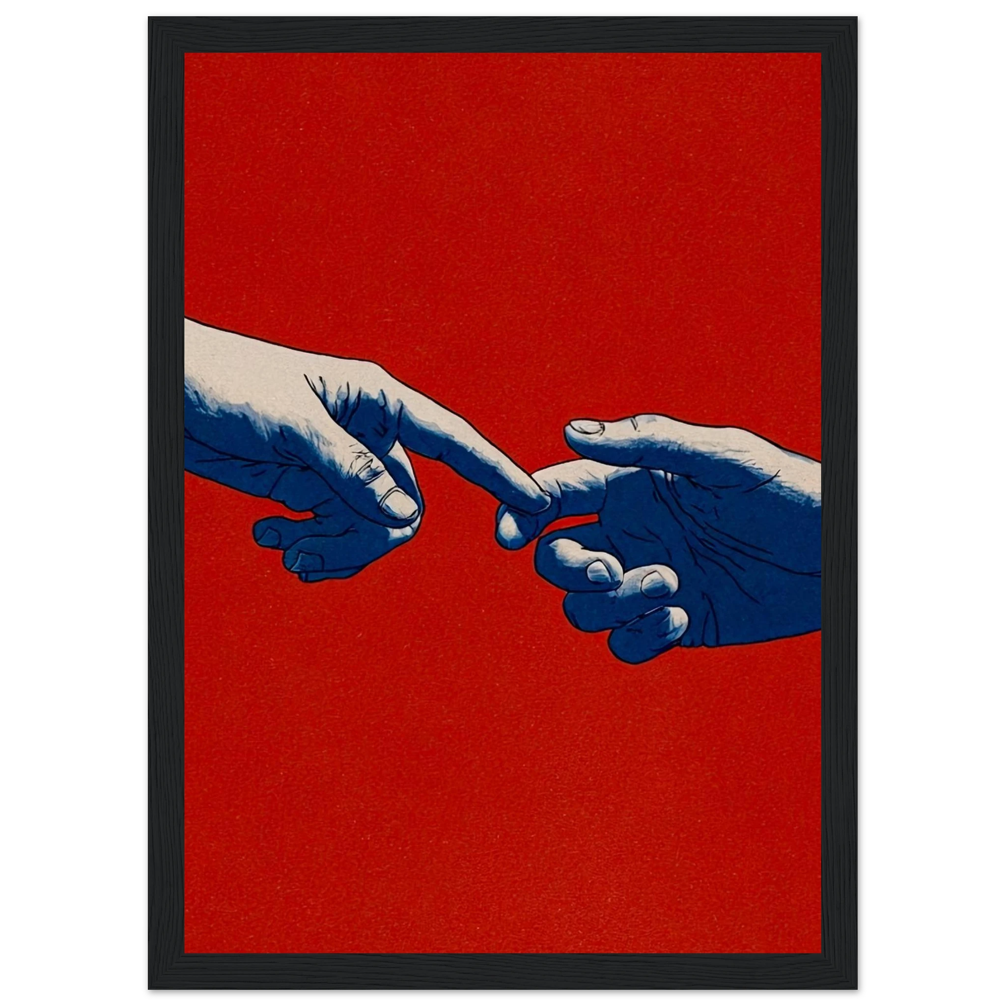 Rizen Fingertip Promise - Premium Framed Wall Art