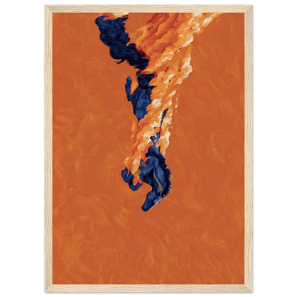 Rizen Inferno Trojan - Premium Framed Wall Art