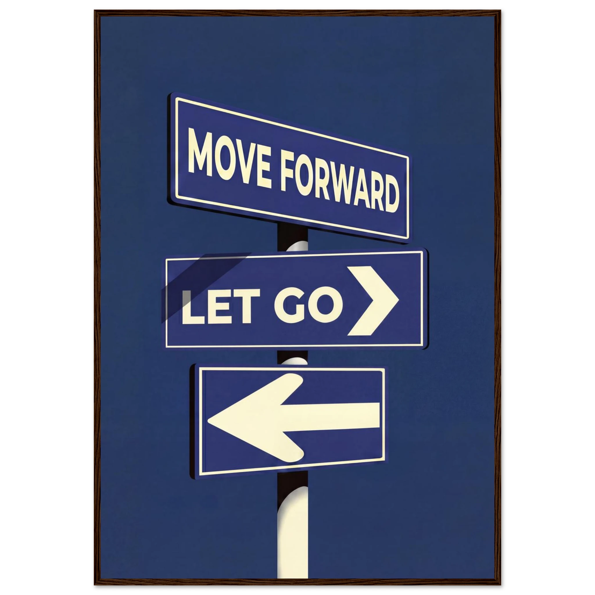 Rizen Move Forward - Premium Framed Wall Art