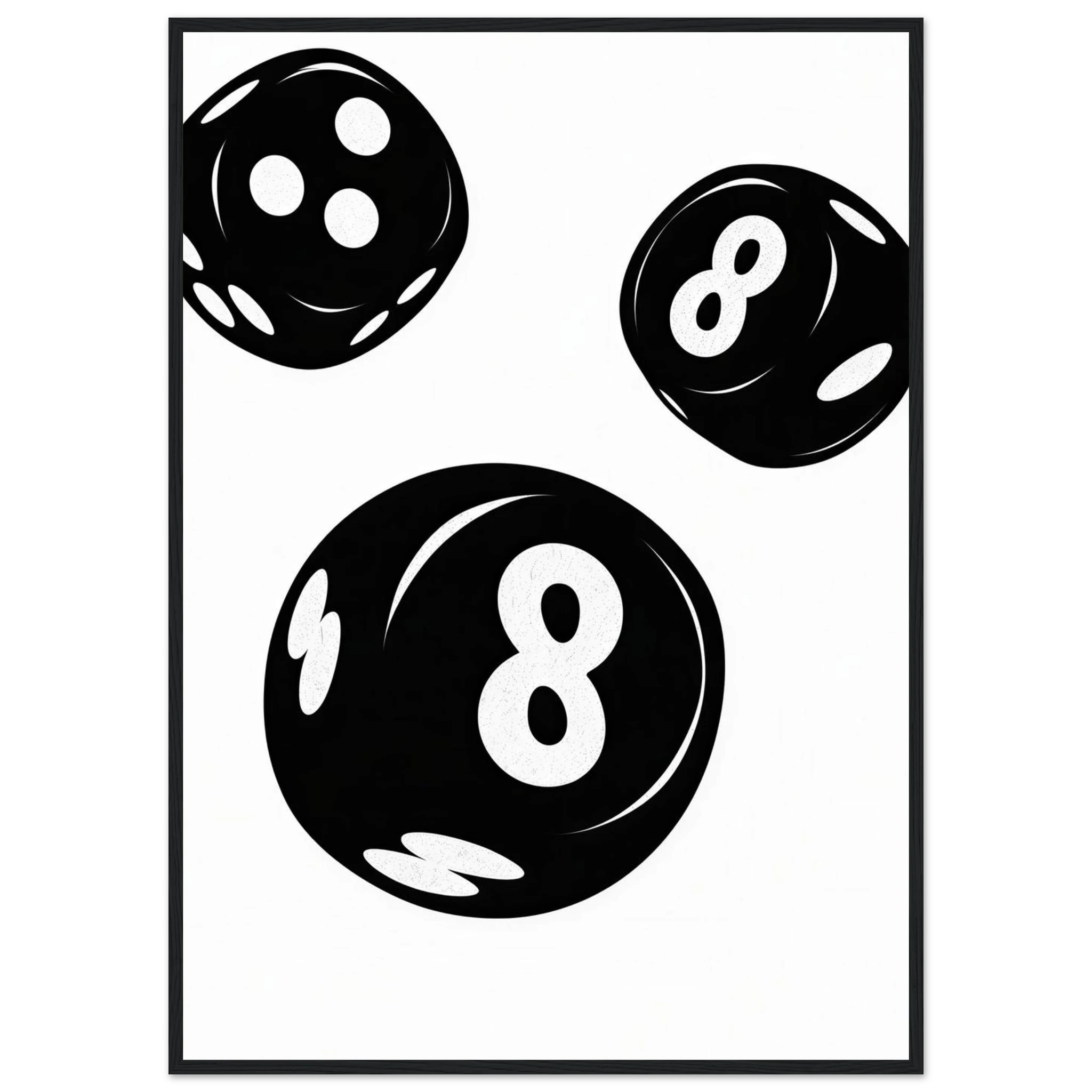 Rizen 8 Chances - Premium Framed Wall Art