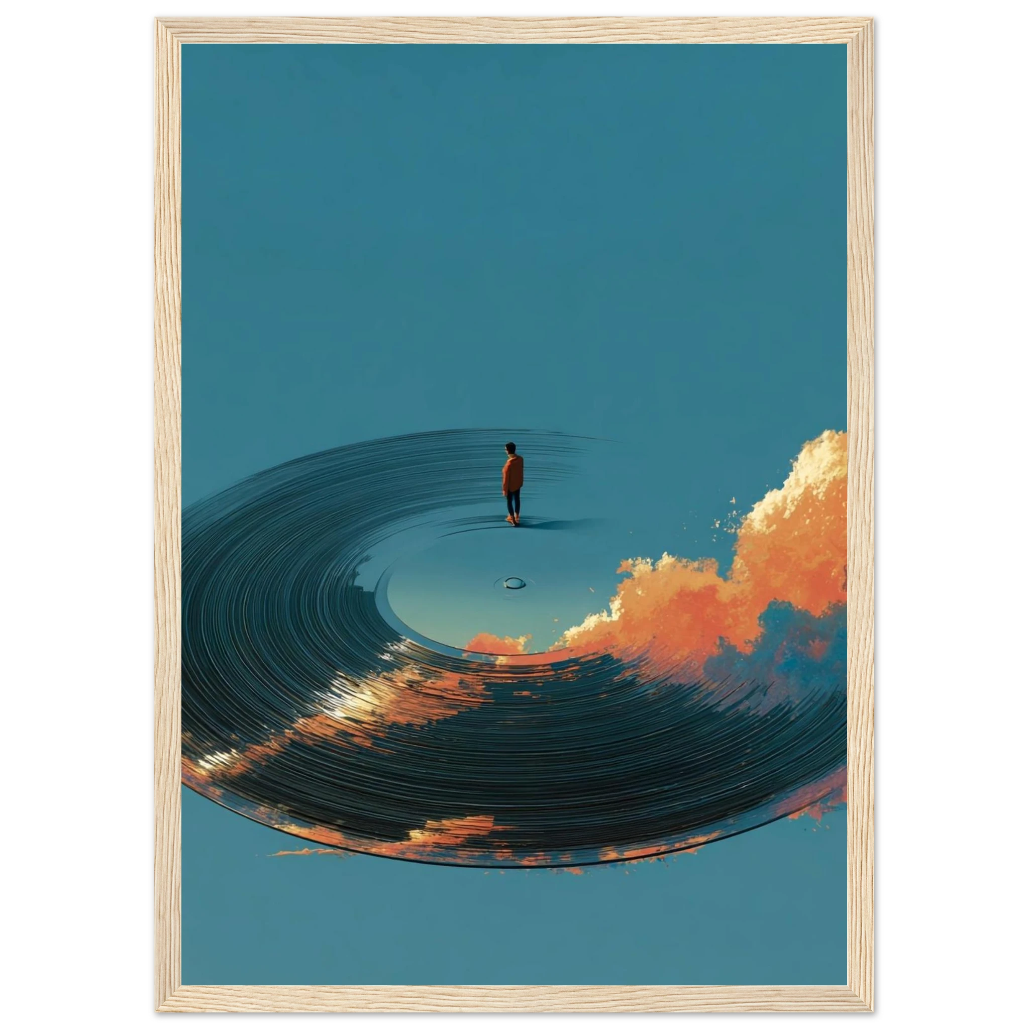 Rizen Vinyl Dream - Premium Framed Wall Art