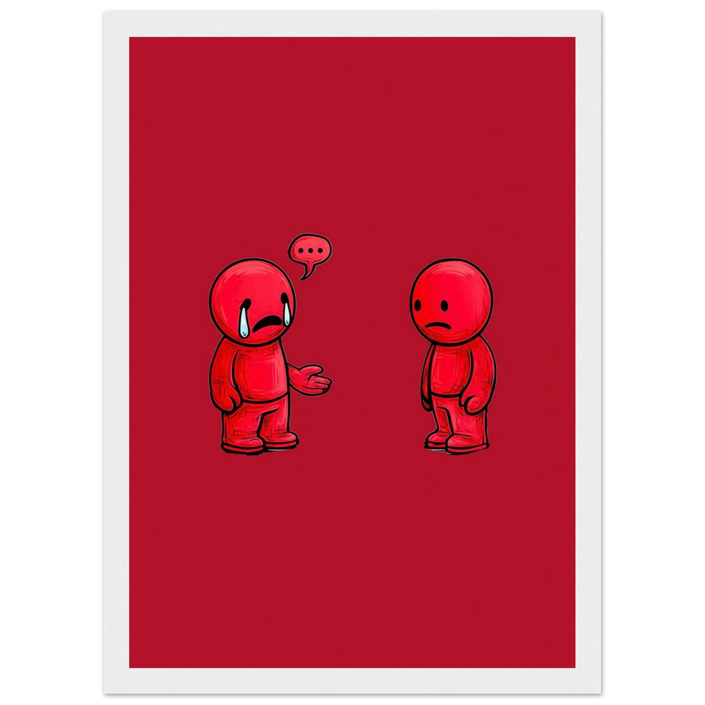 Rizen Anxious & Avoidant - Premium Framed Wall Art