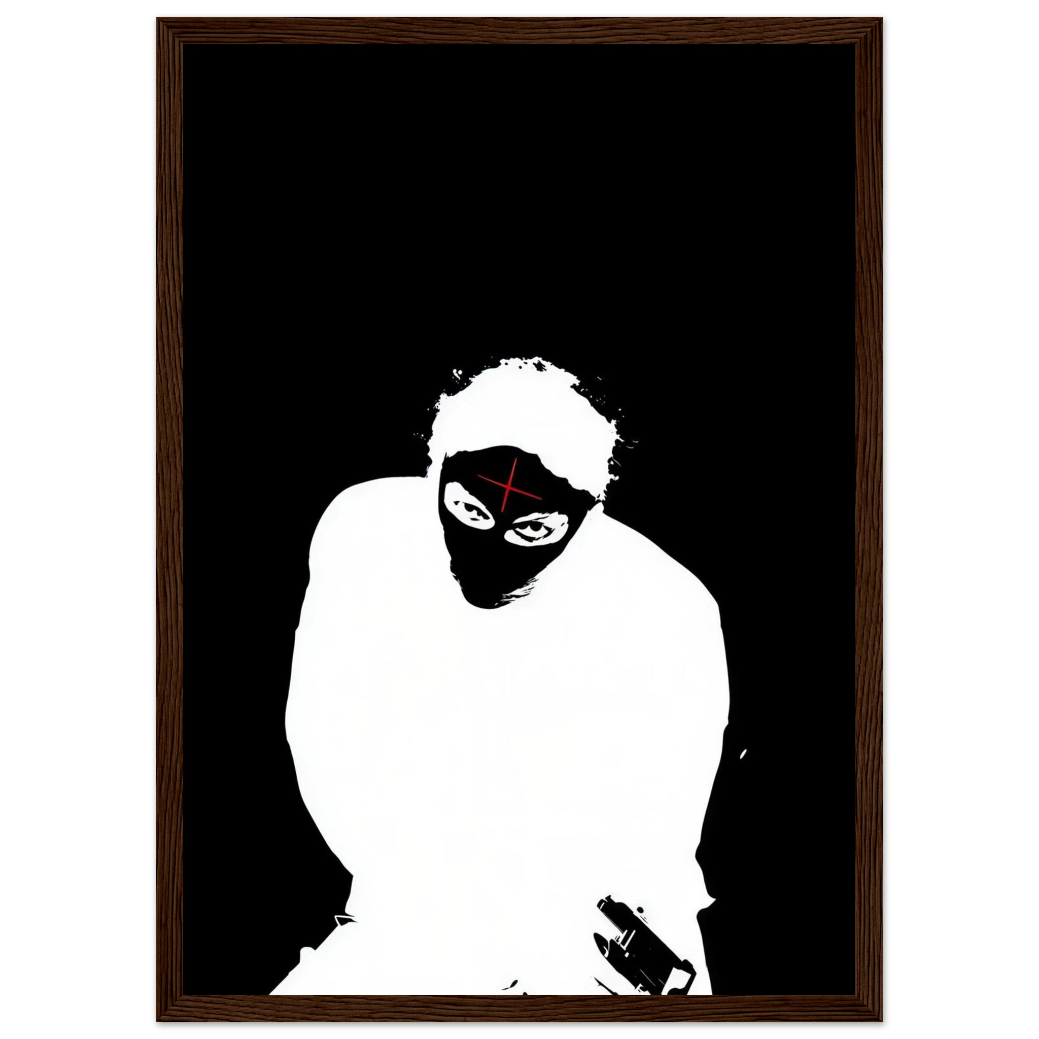 Rizen Man on Mission - Premium Framed Wall Art
