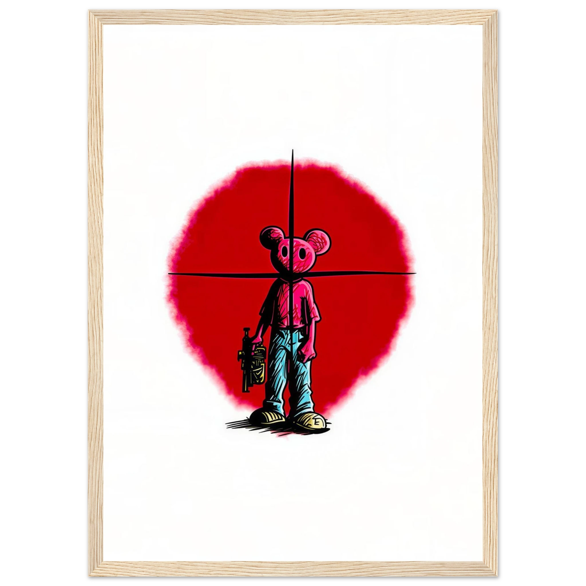 Rizen Never Miss - Premium Framed Wall Art