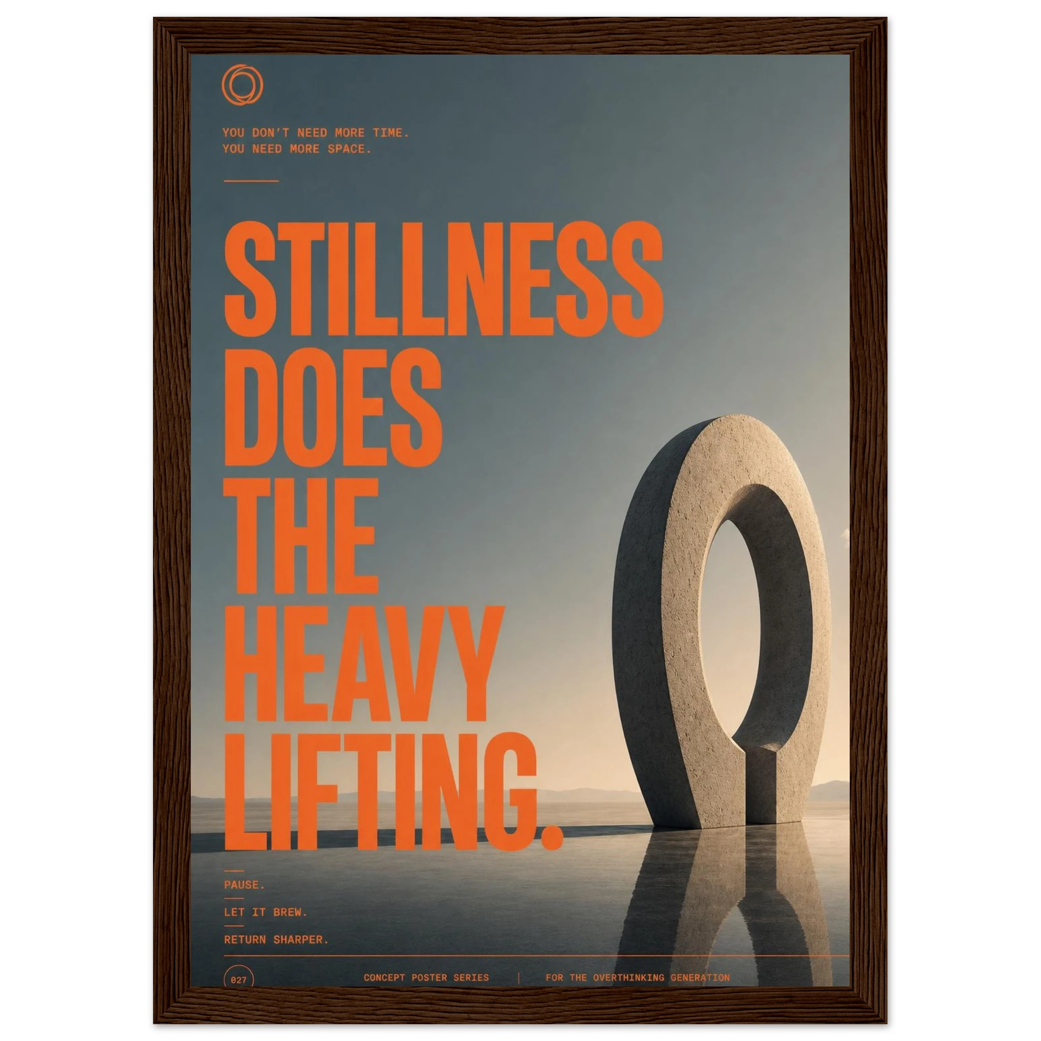 Rizen Stillness - Premium Framed Wall Art