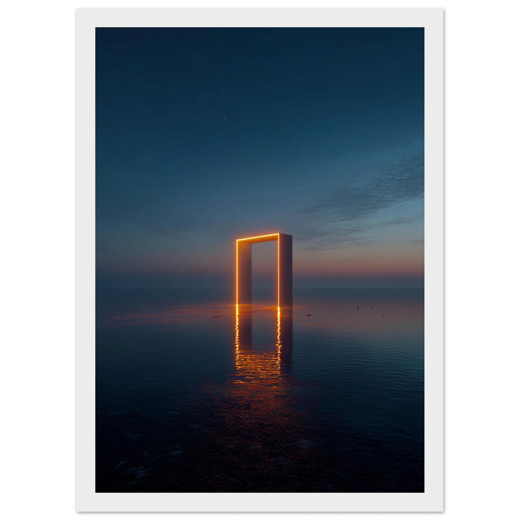 Rizen Empty Passage - Premium Framed Wall Art