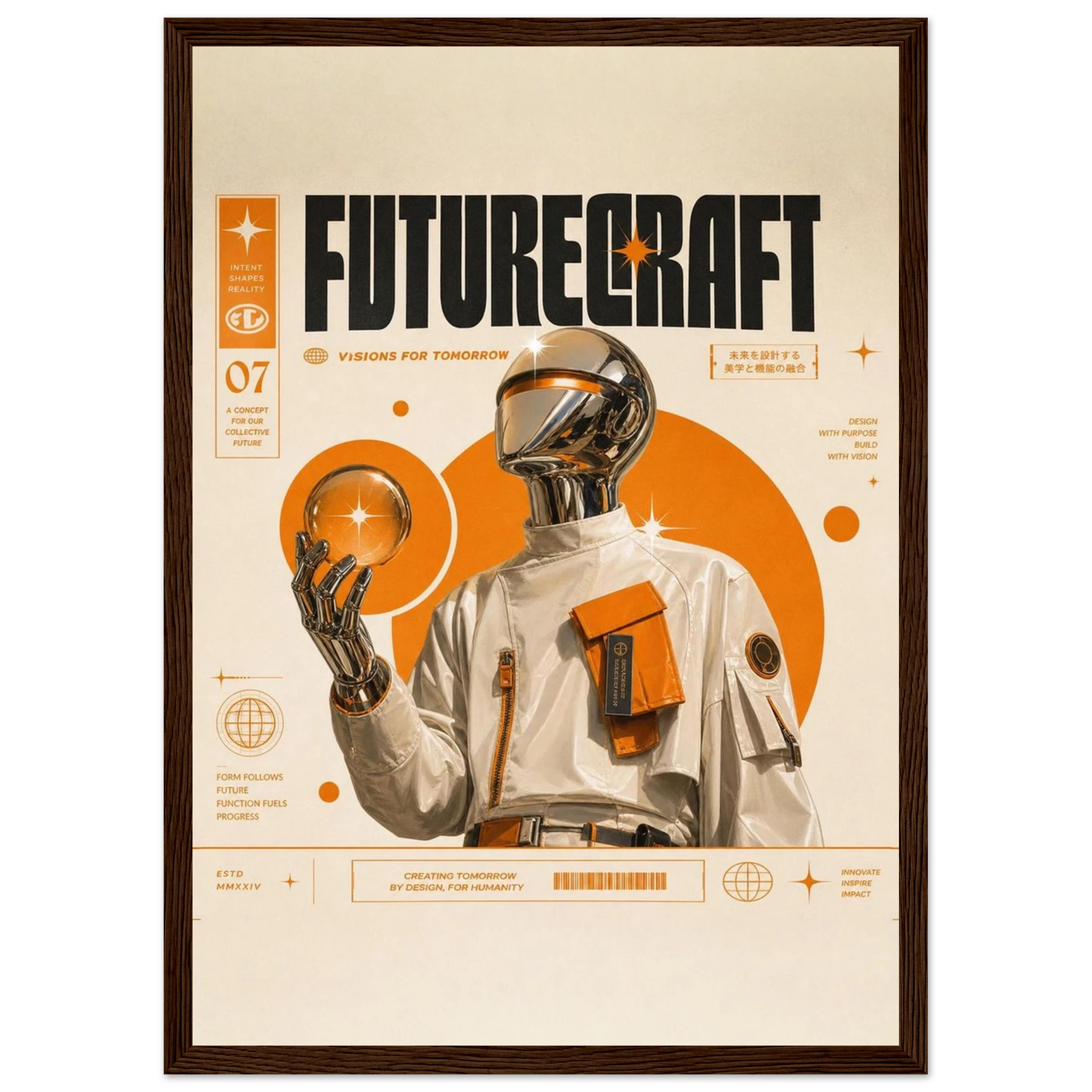 Rizen Future Craft - Premium Framed Wall Art
