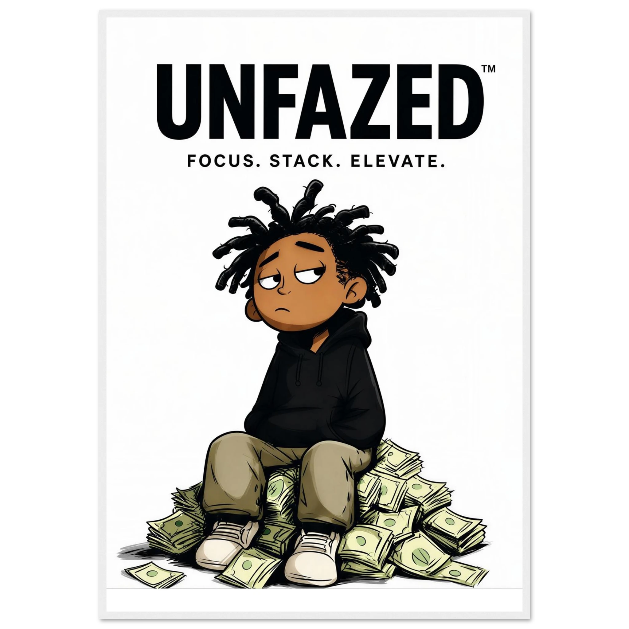 Rizen Unfazed - Premium Framed Wall Art