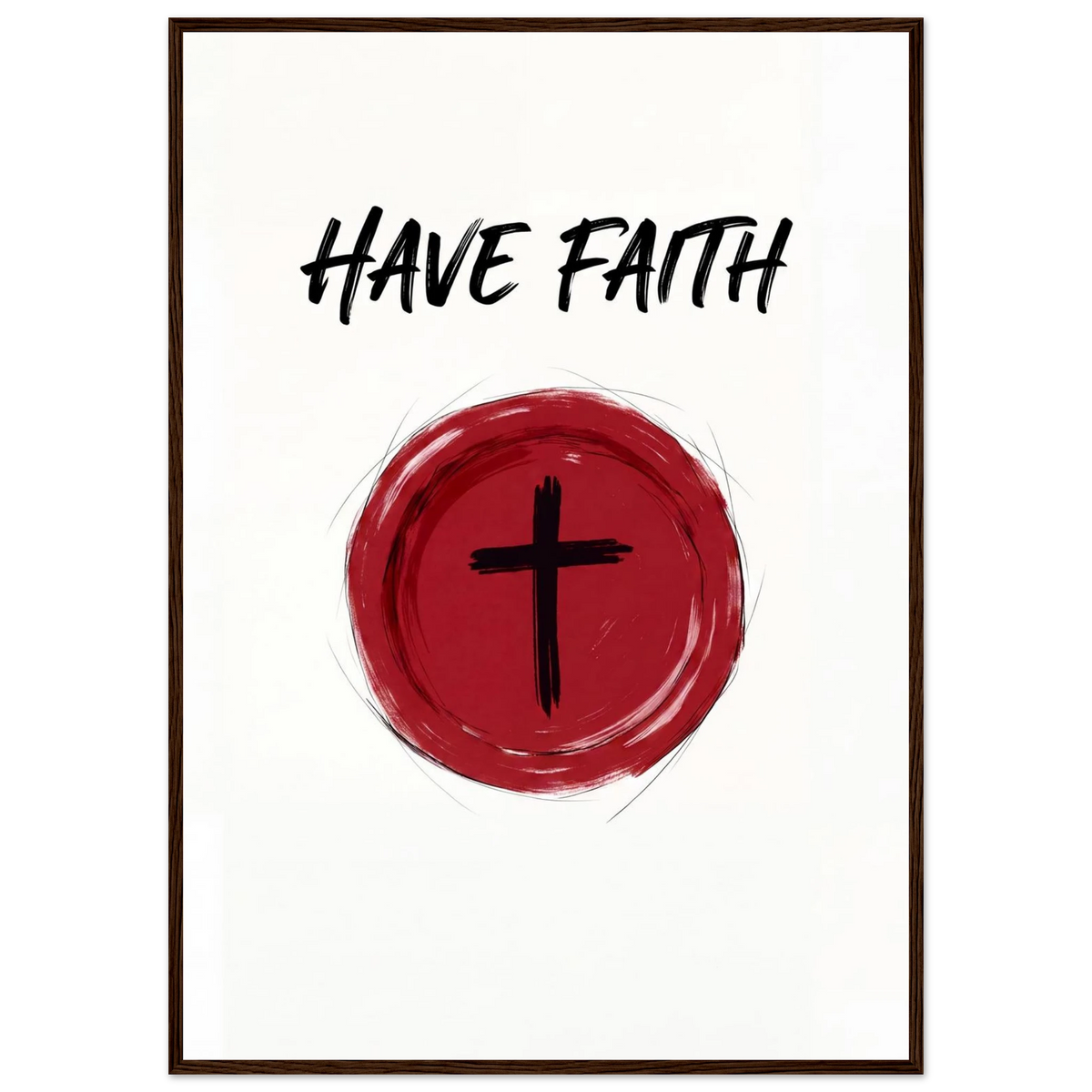 Rizen Have Faith - Premium Framed Wall Art