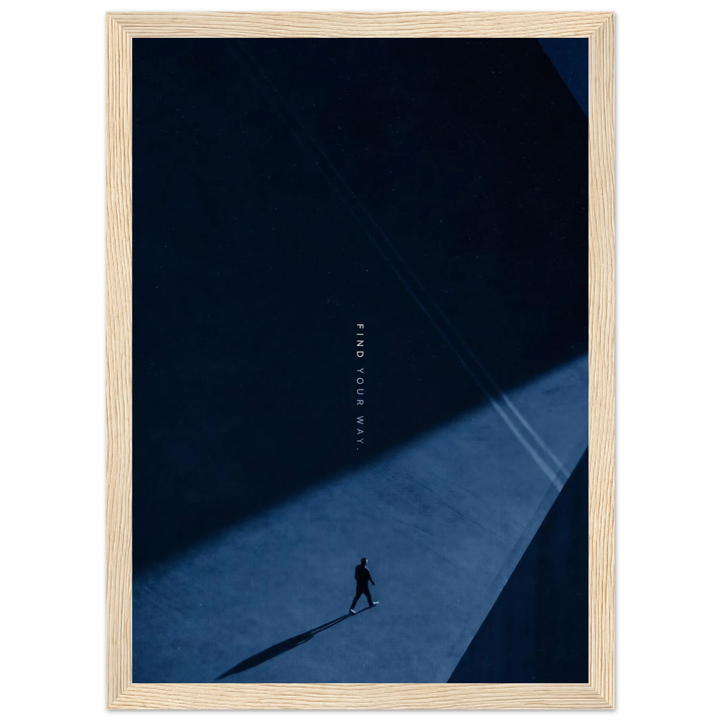Rizen Find Your Way - Premium Framed Wall Art