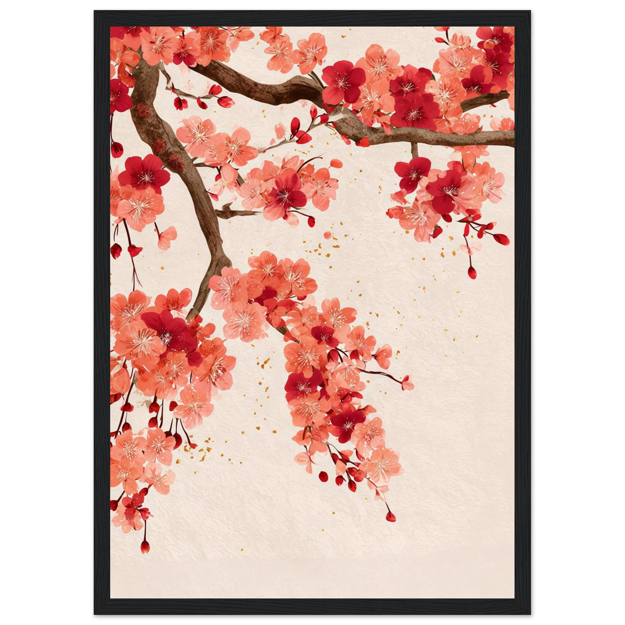 Rizen Ember Tree - Premium Framed Wall Art