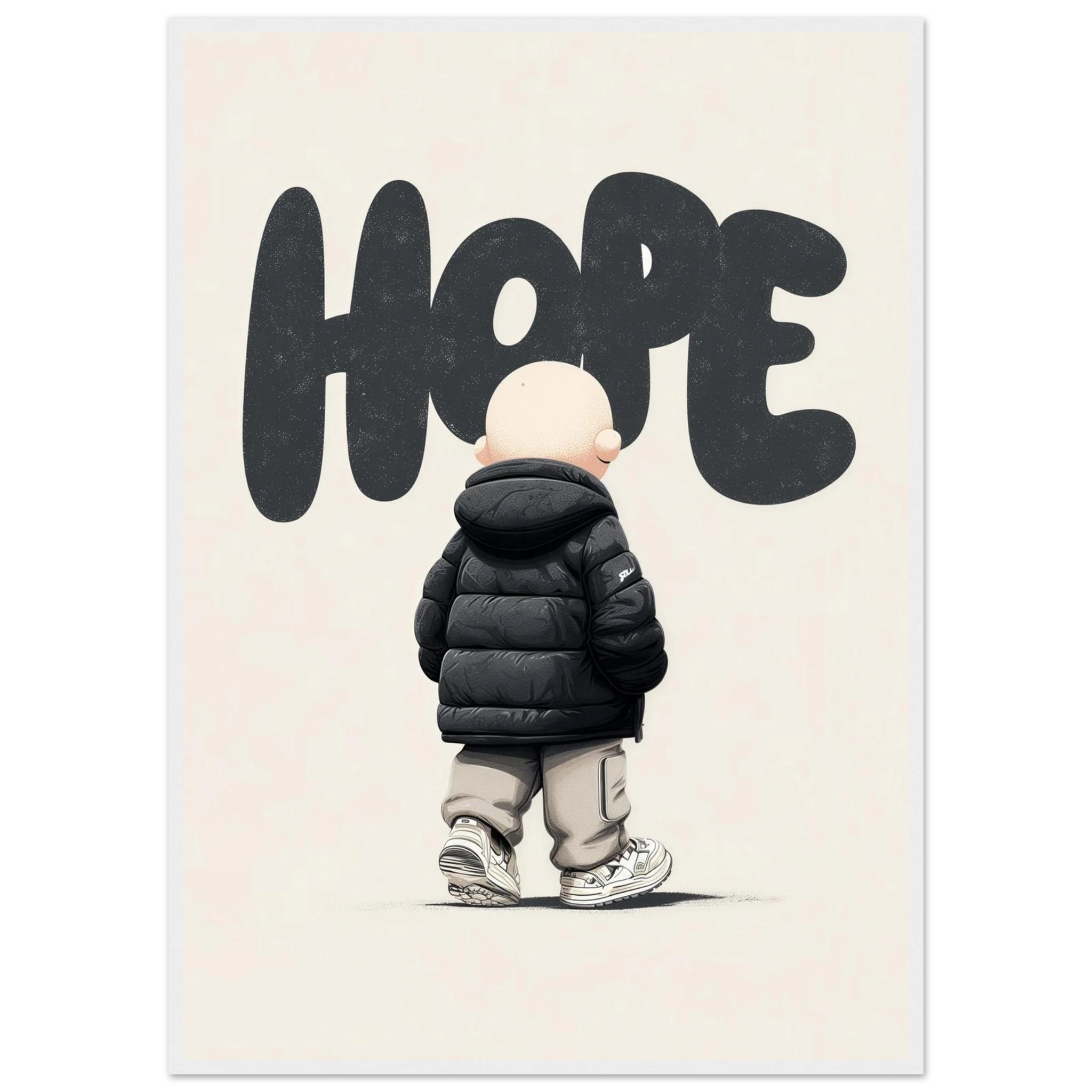 Rizen HOPE - Premium Framed Wall Art