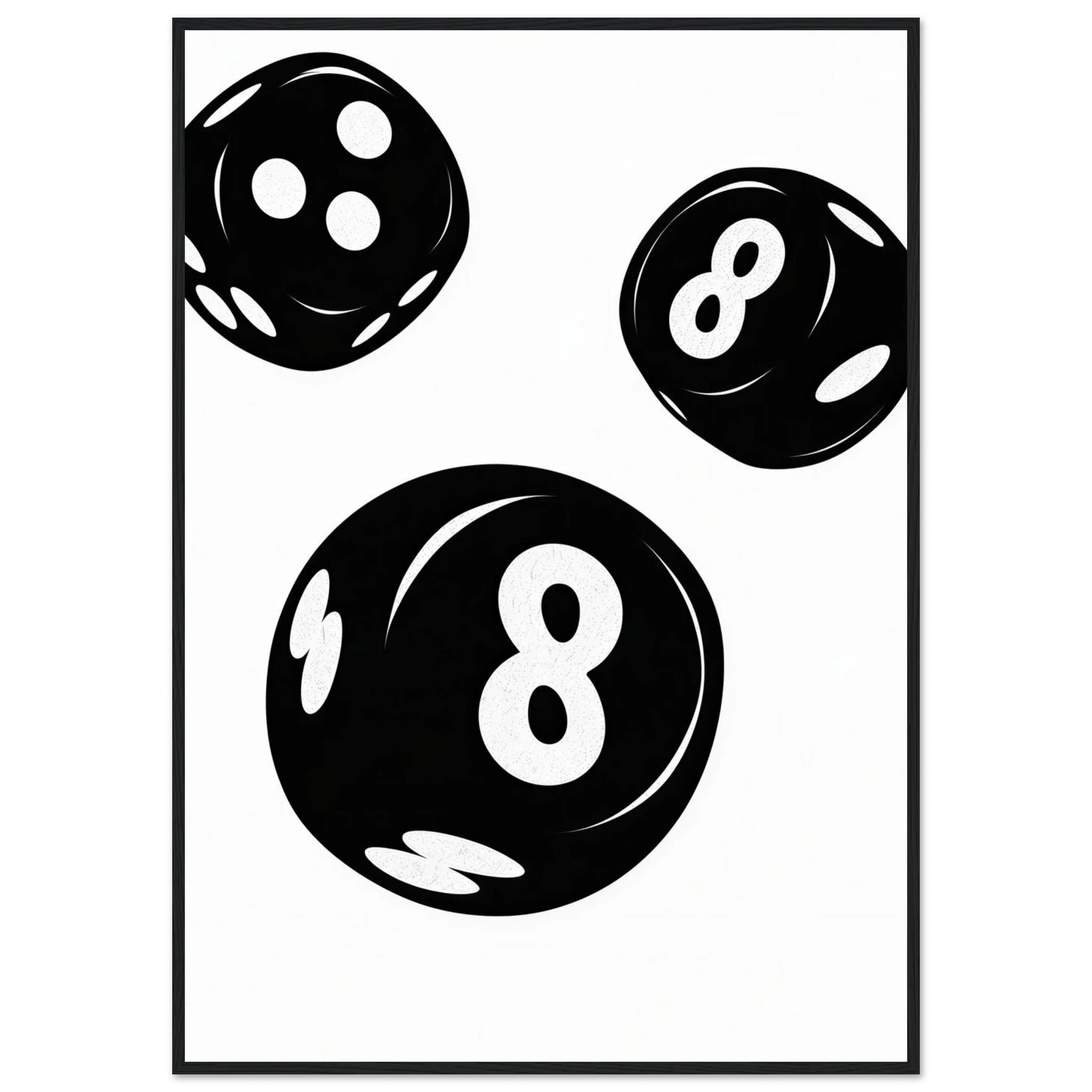 Rizen 8 Chances - Premium Framed Wall Art